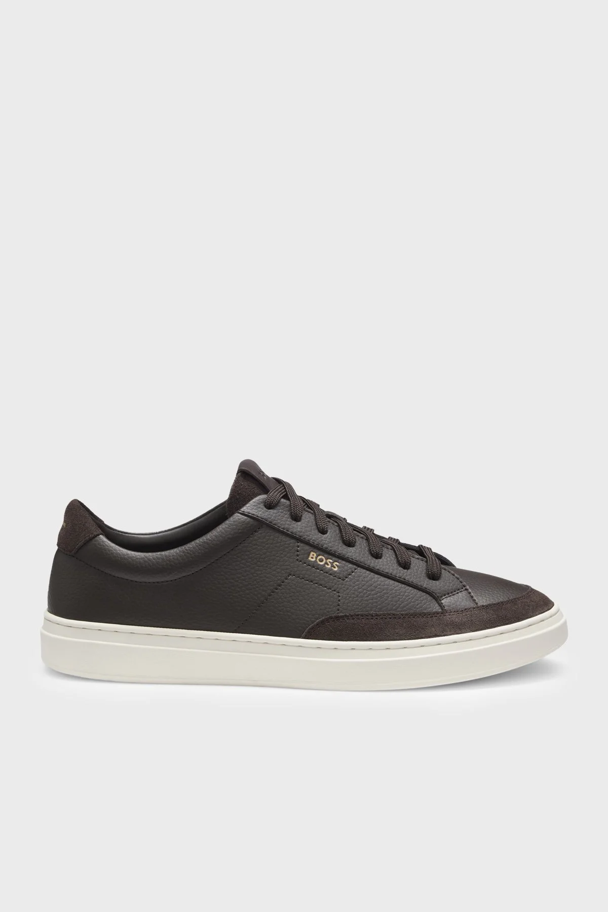 Boss Süet Detaylı Sneaker Erkek Ayakkabı 50568536 201 Kahve - 1