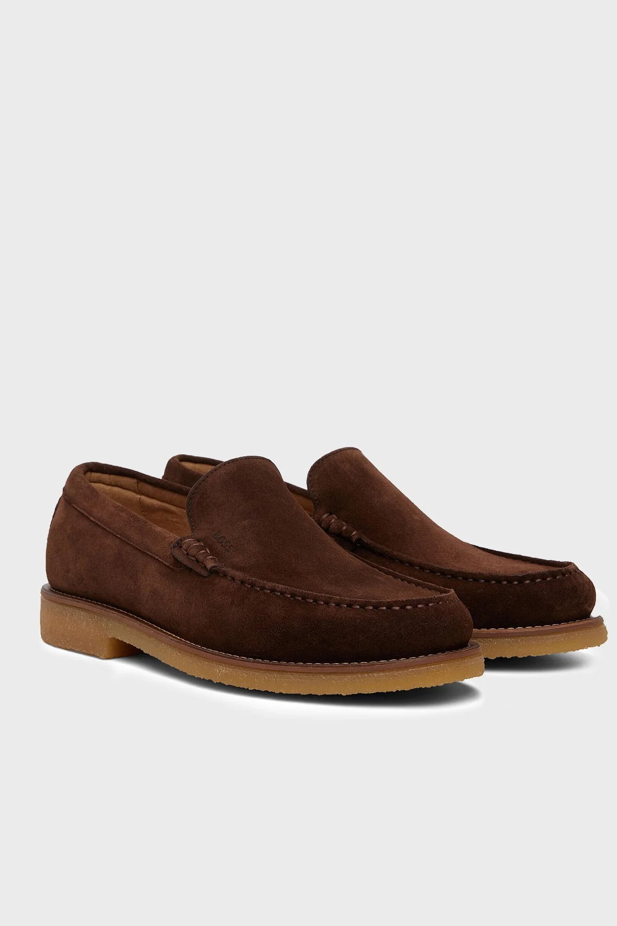 Boss Süet Loafer Erkek Ayakkabı 50568752 203 Kahve - 4