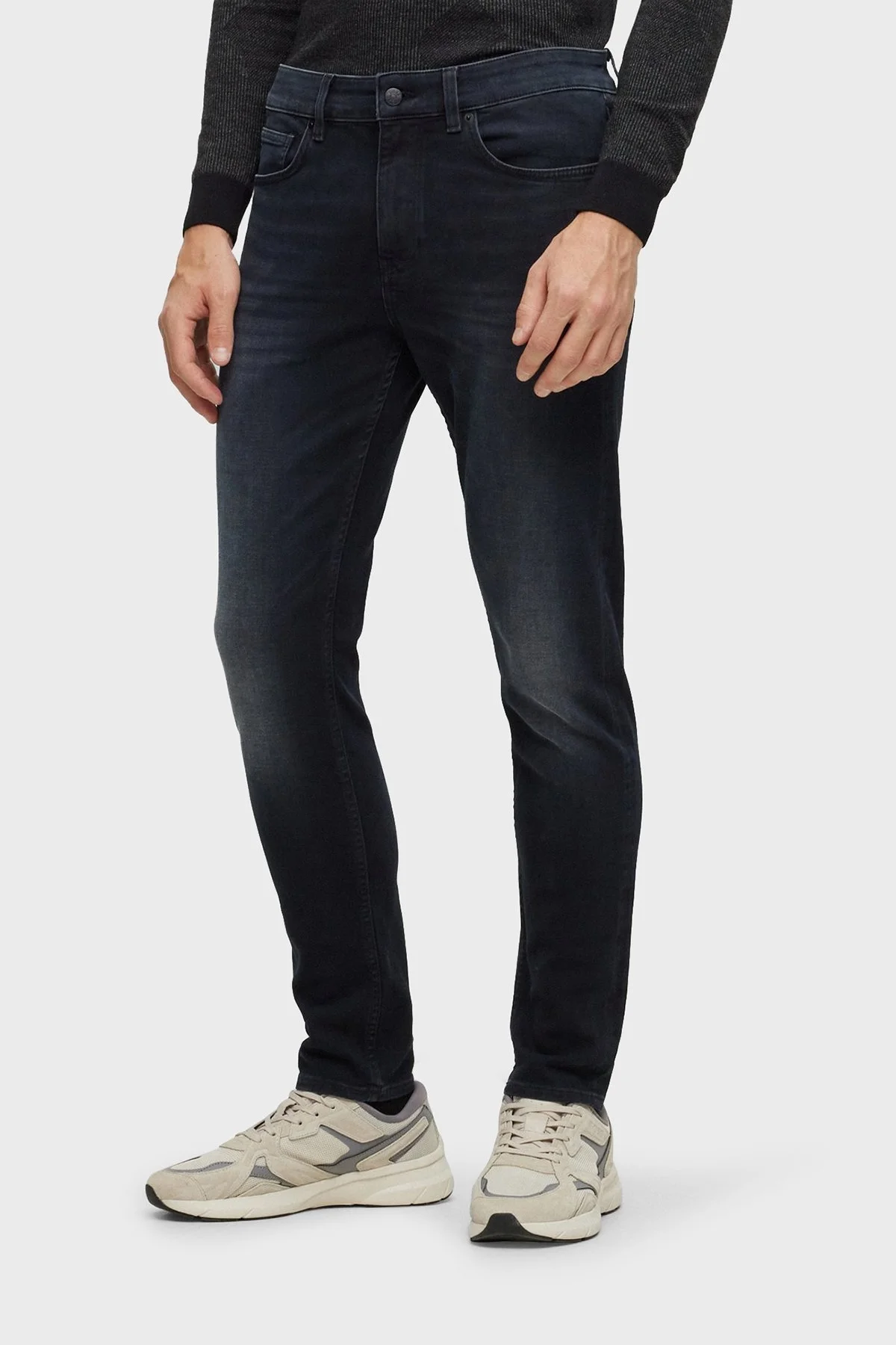 Boss Süper Yumuşak Dar Paça Slim Fit Jeans Erkek Kot Pantolon 50501071 414 KOYU LACIVERT - 1