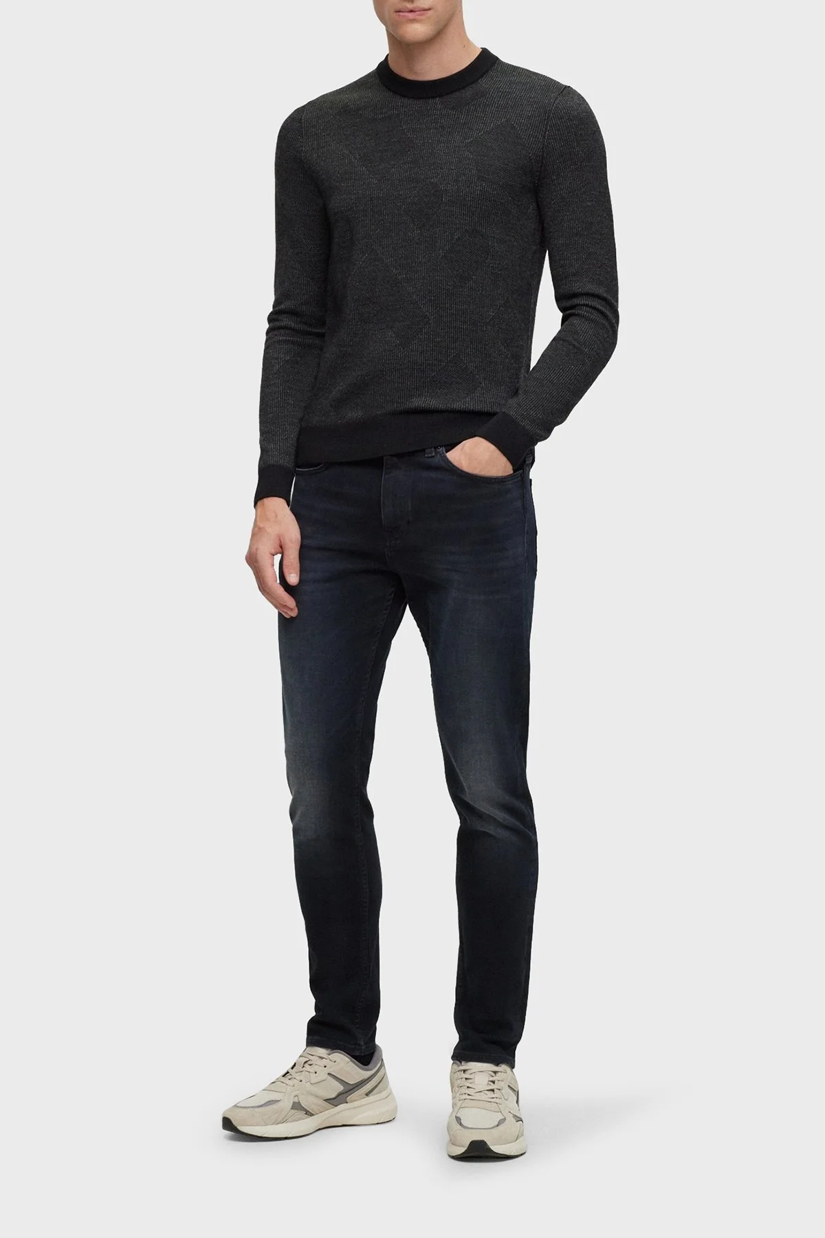 Boss Süper Yumuşak Dar Paça Slim Fit Jeans Erkek Kot Pantolon 50501071 414 KOYU LACIVERT - 2