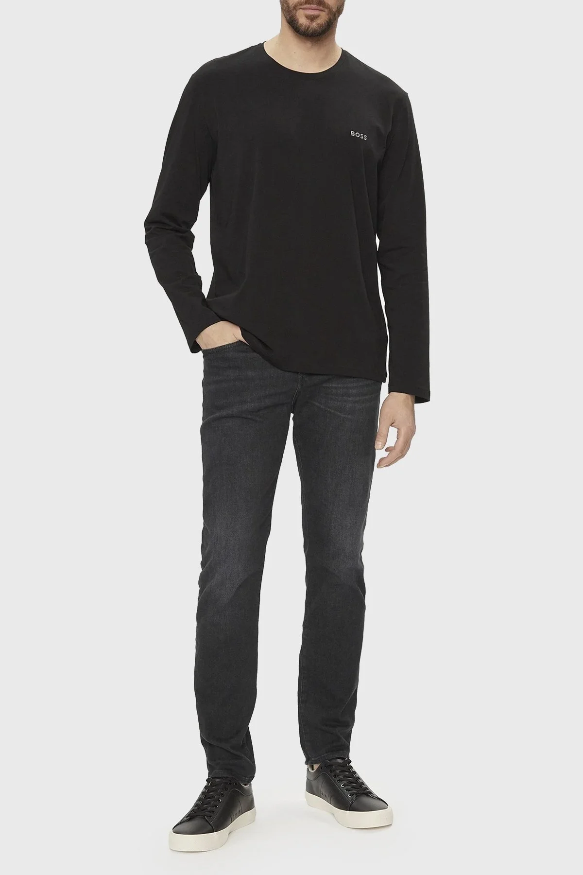Boss Süper Yumuşak Pamuklu Slim Fit Jeans Erkek Kot Pantolon 50508106 017 SİYAH - 2