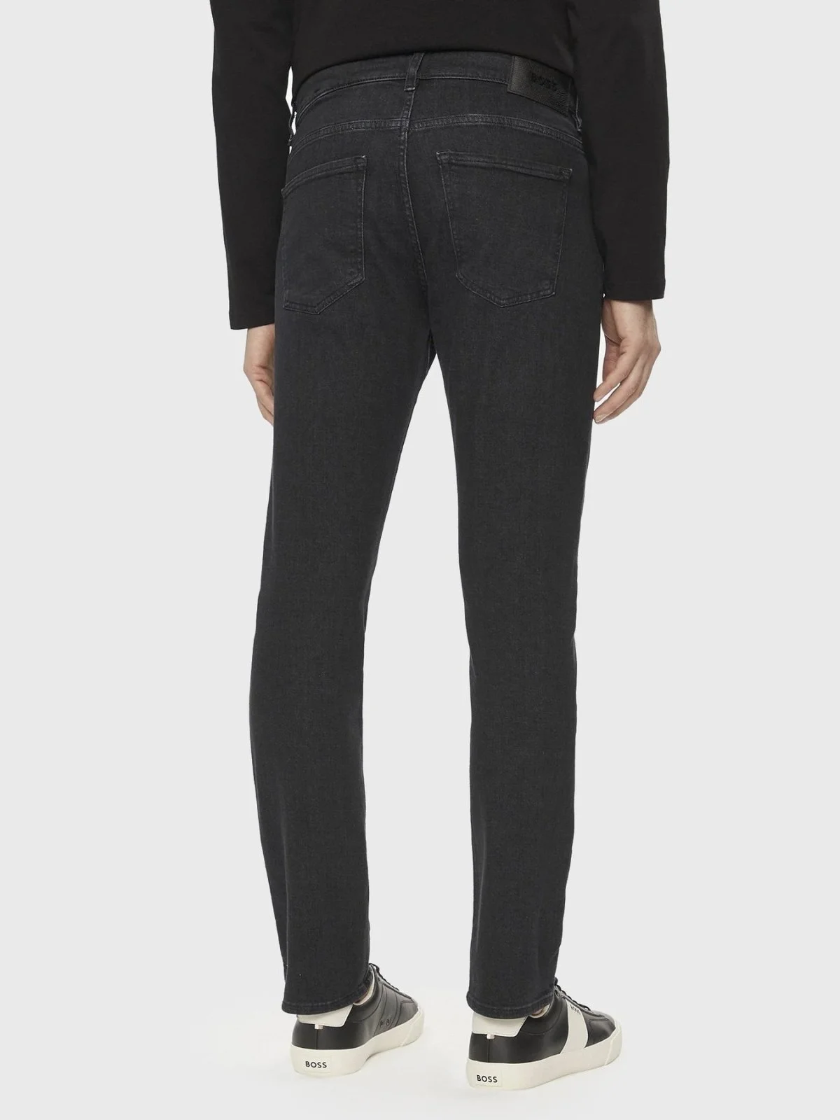 Boss Süper Yumuşak Pamuklu Slim Fit Jeans Erkek Kot Pantolon 50508106 017 SİYAH - 3