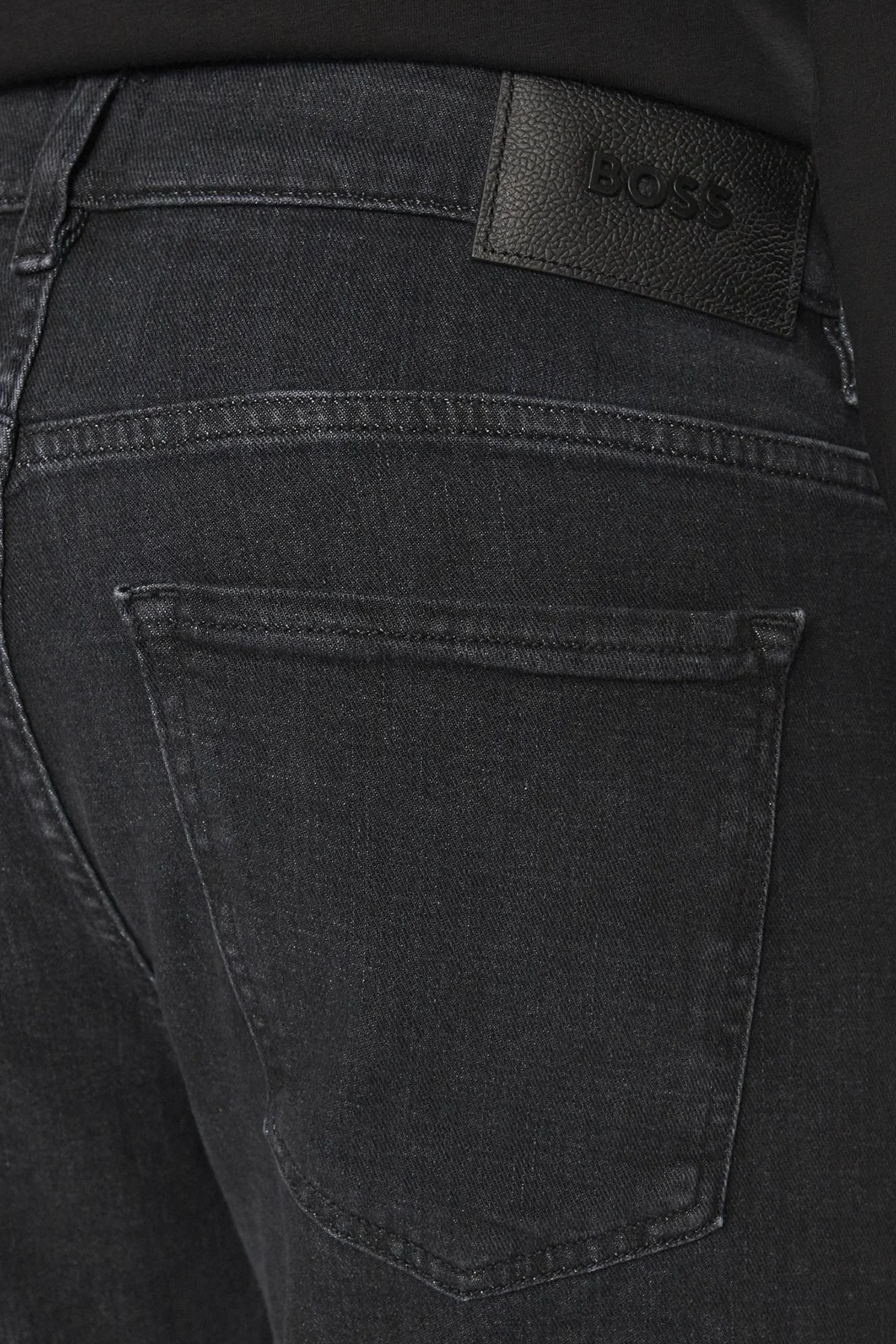 Boss Süper Yumuşak Pamuklu Slim Fit Jeans Erkek Kot Pantolon 50508106 017 SİYAH - 5