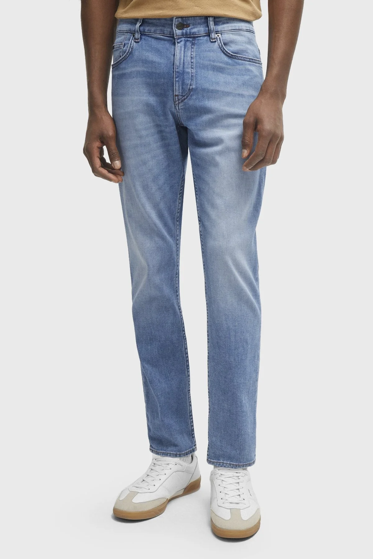 Boss Süper Yumuşak Streç Pamuklu Slim Fit Jeans Erkek Kot Pantolon 50508096 425 MAVİ - 1