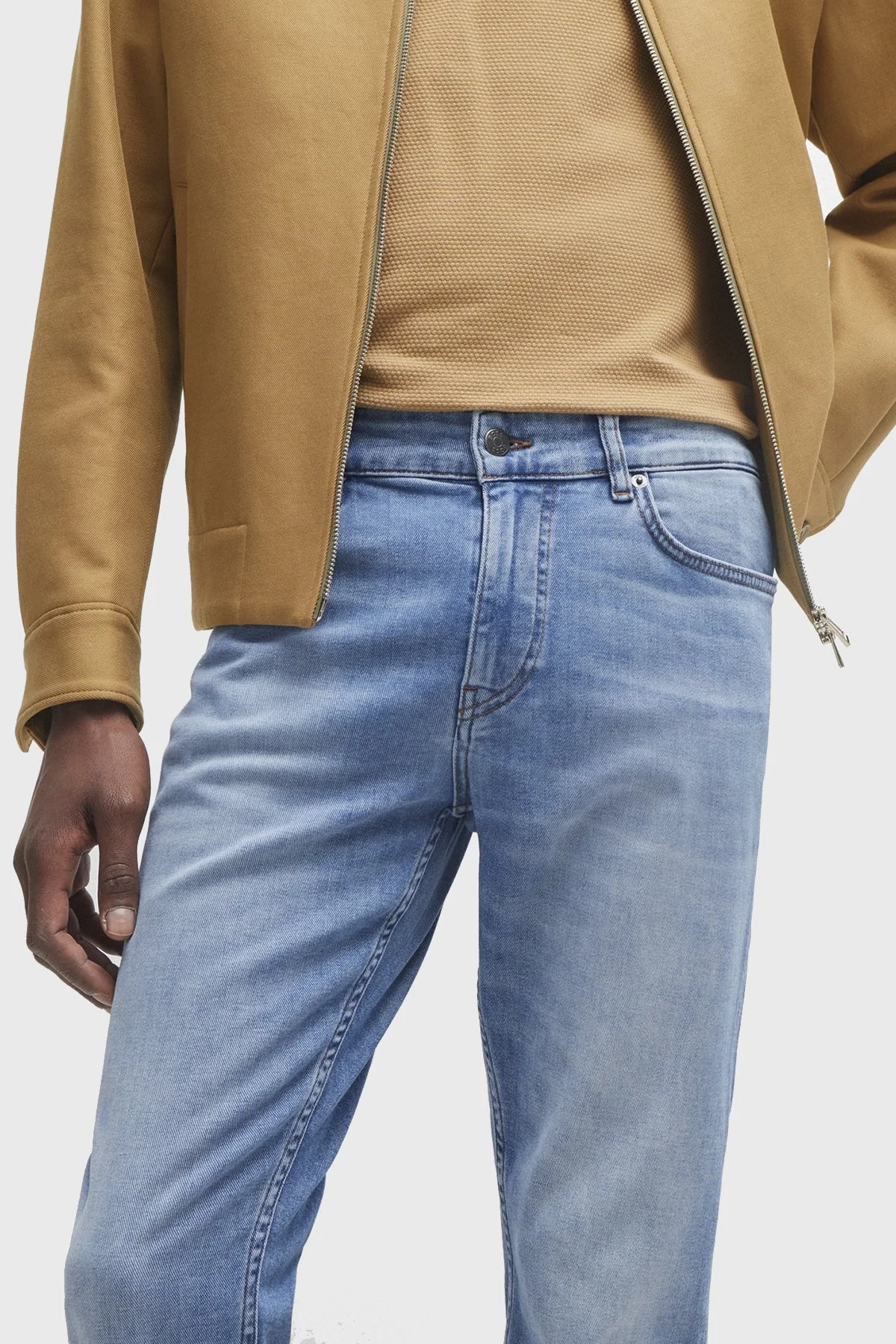 Boss Süper Yumuşak Streç Pamuklu Slim Fit Jeans Erkek Kot Pantolon 50508096 425 MAVİ - 4