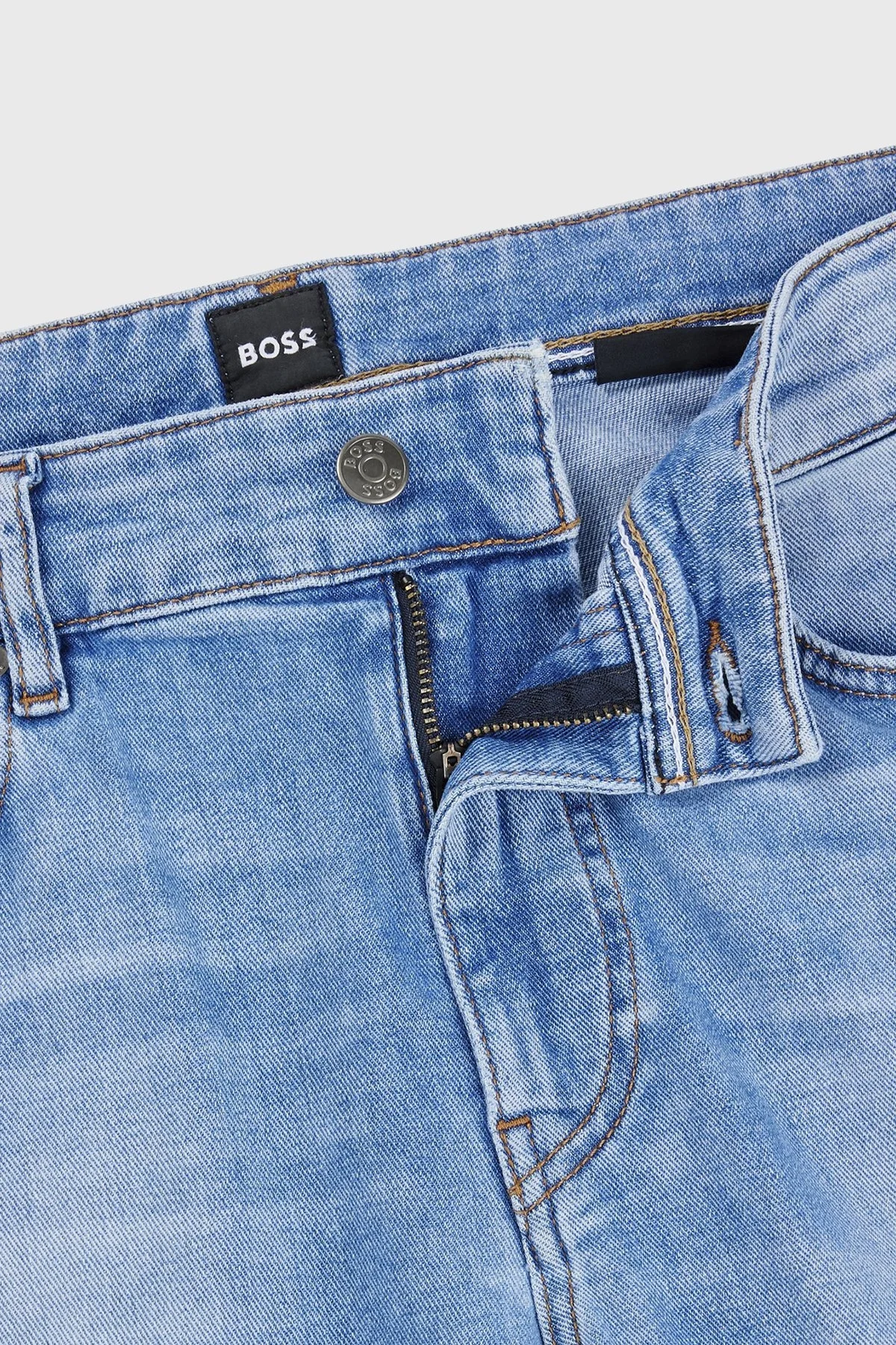 Boss Süper Yumuşak Streç Pamuklu Slim Fit Jeans Erkek Kot Pantolon 50508096 425 MAVİ - 6