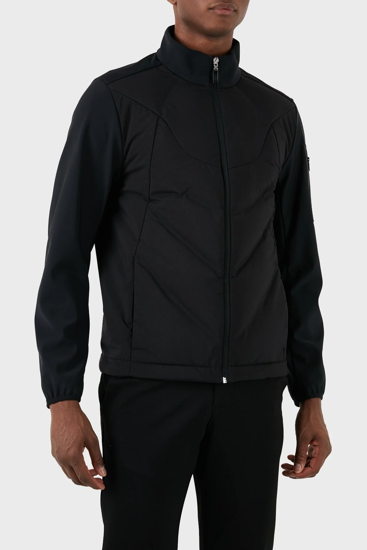 Boss Suya Dayanıklı Regular Fit Kuş Tüyü Dolgulu Erkek Mont 50499483 001 SİYAH - 5