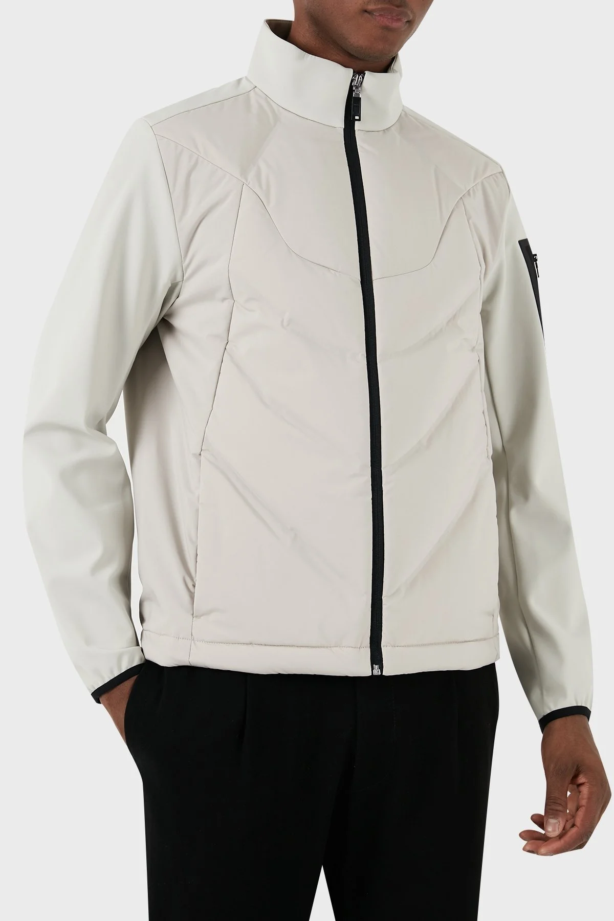 Boss Suya Dayanıklı Regular Fit Kuş Tüyü Dolgulu Erkek Mont 50499483 271 EKRU - 5