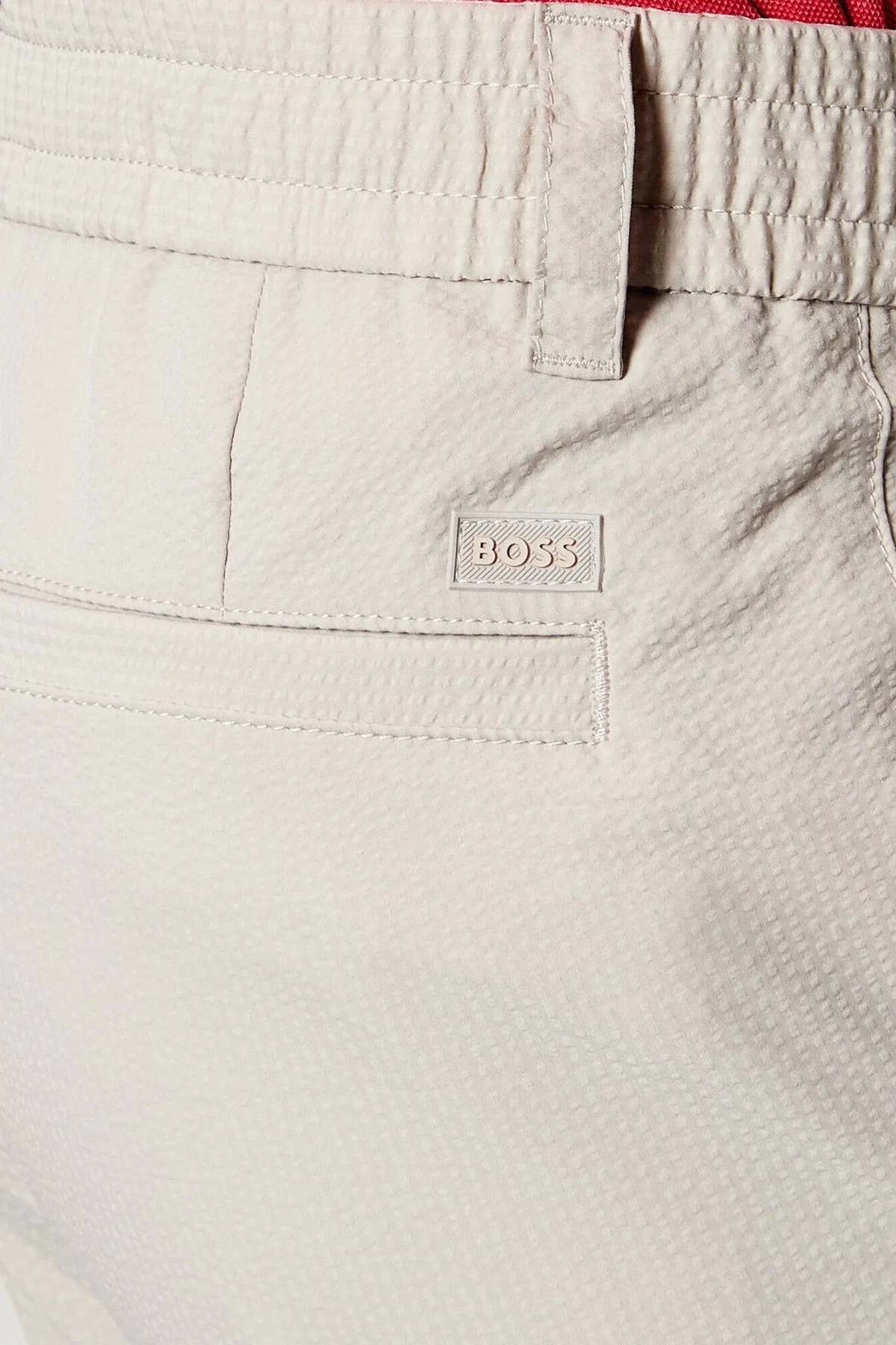 Boss Tapered Fit Normal Bel Cepli Erkek Pantolon 50562178 070 GRİ - 5