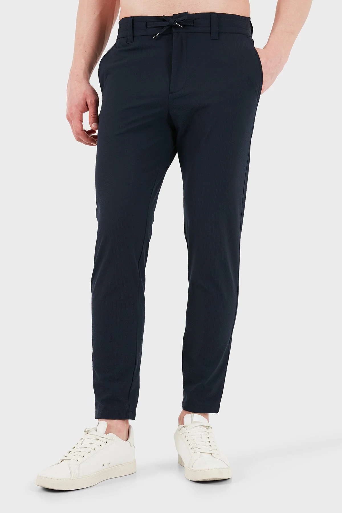 Boss Tapered Fit Normal Bel Cepli Erkek Pantolon 50562178 404 LACİVERT - 1