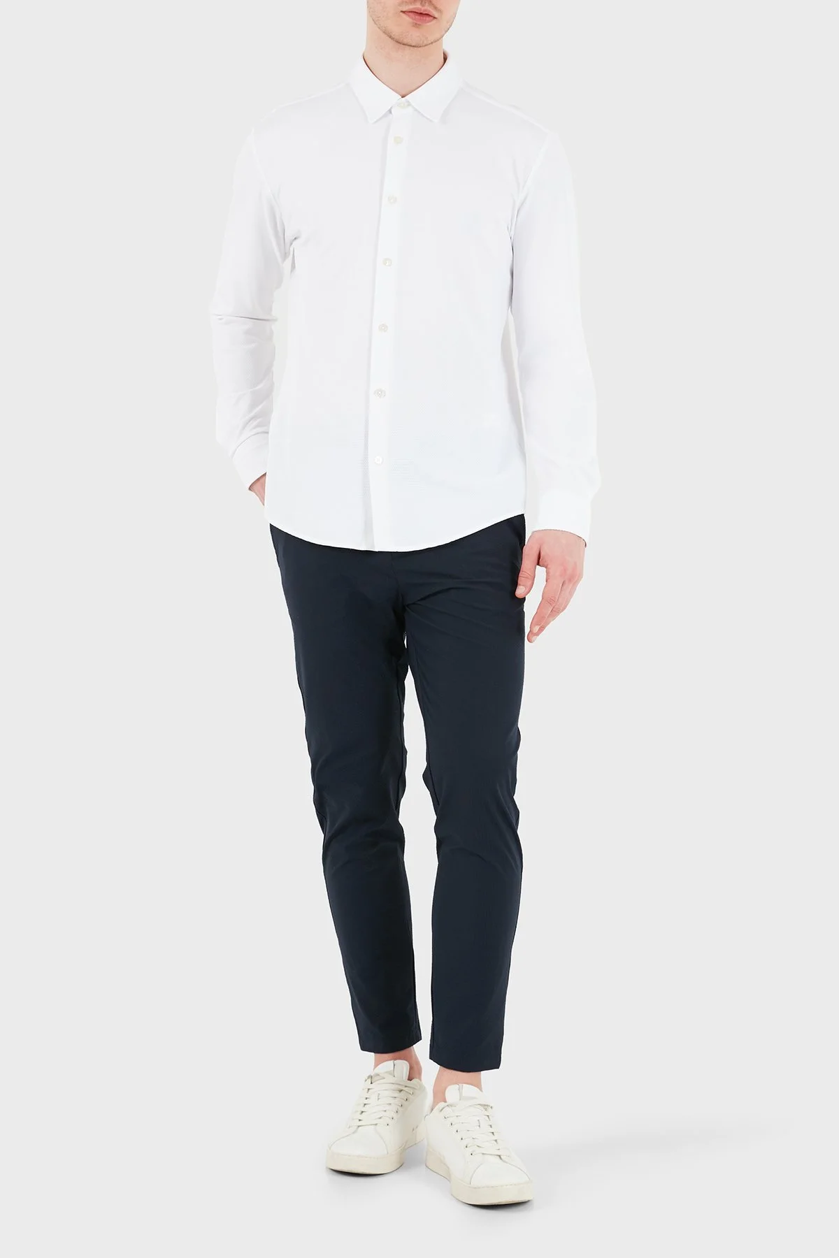 Boss Tapered Fit Normal Bel Cepli Erkek Pantolon 50562178 404 LACİVERT - 2
