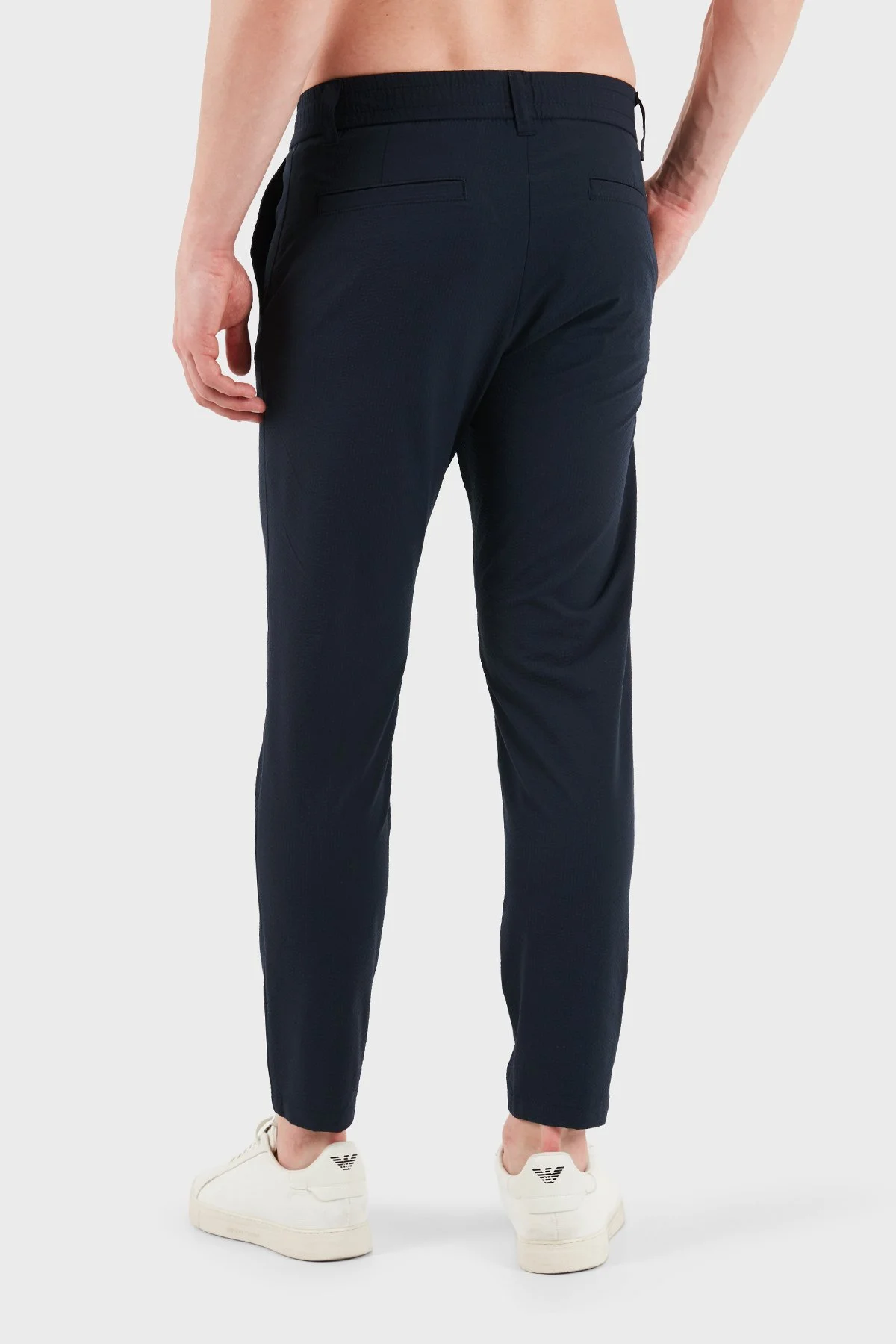 Boss Tapered Fit Normal Bel Cepli Erkek Pantolon 50562178 404 LACİVERT - 3