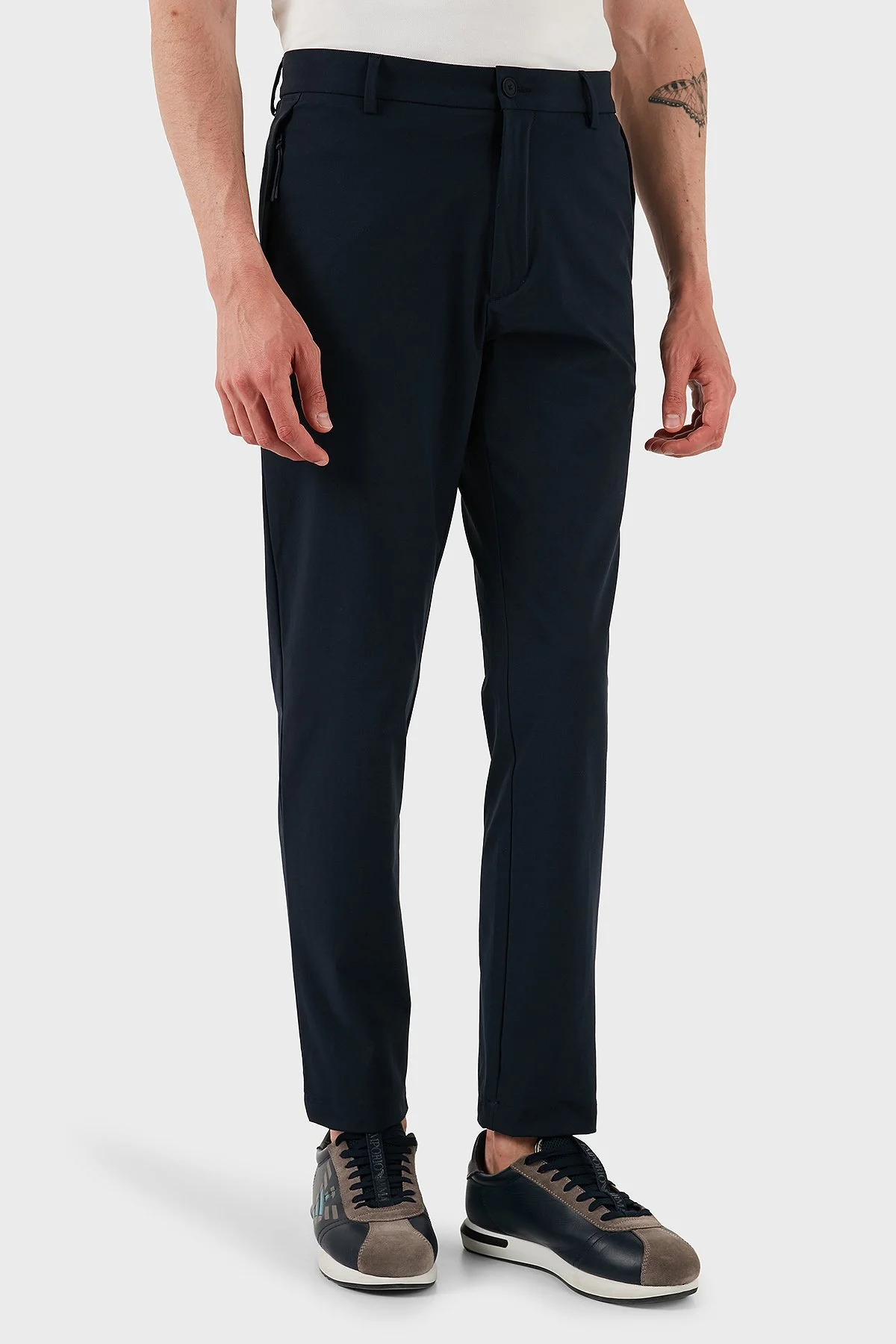 Boss Tapered Fit Normal Bel Daralan Paça Erkek Pantolon 50538087 404 LACİVERT - 4