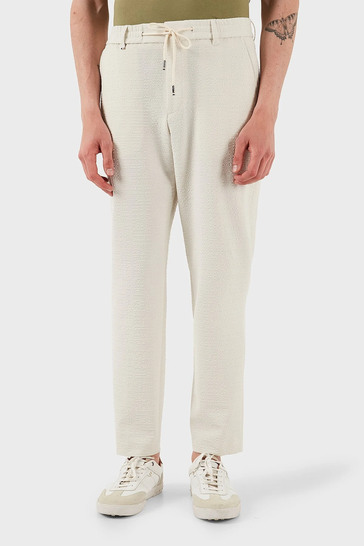 Boss Tapered Fit Normal Bel Daralan Paça Erkek Pantolon 50540791 131 BEJ - 3