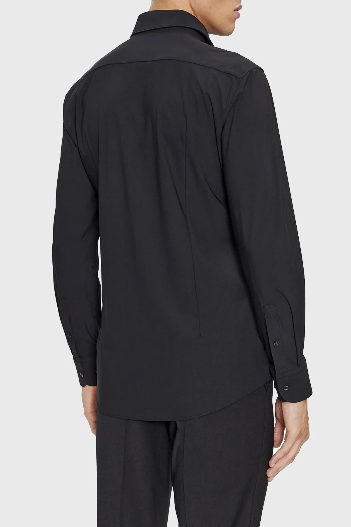 Boss Uzun Kollu Slim Fit Erkek Gömlek 50503554 001 SİYAH - 3