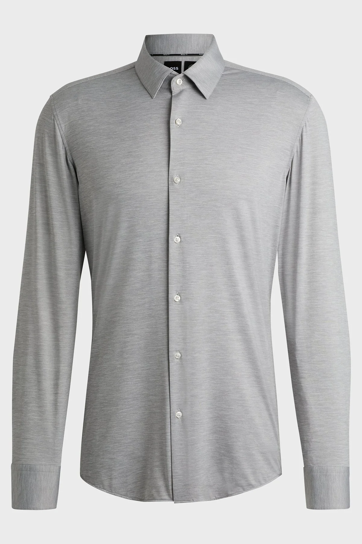 Boss Uzun Kollu Slim Fit Erkek Gömlek 50520091 041 GRİ - 6