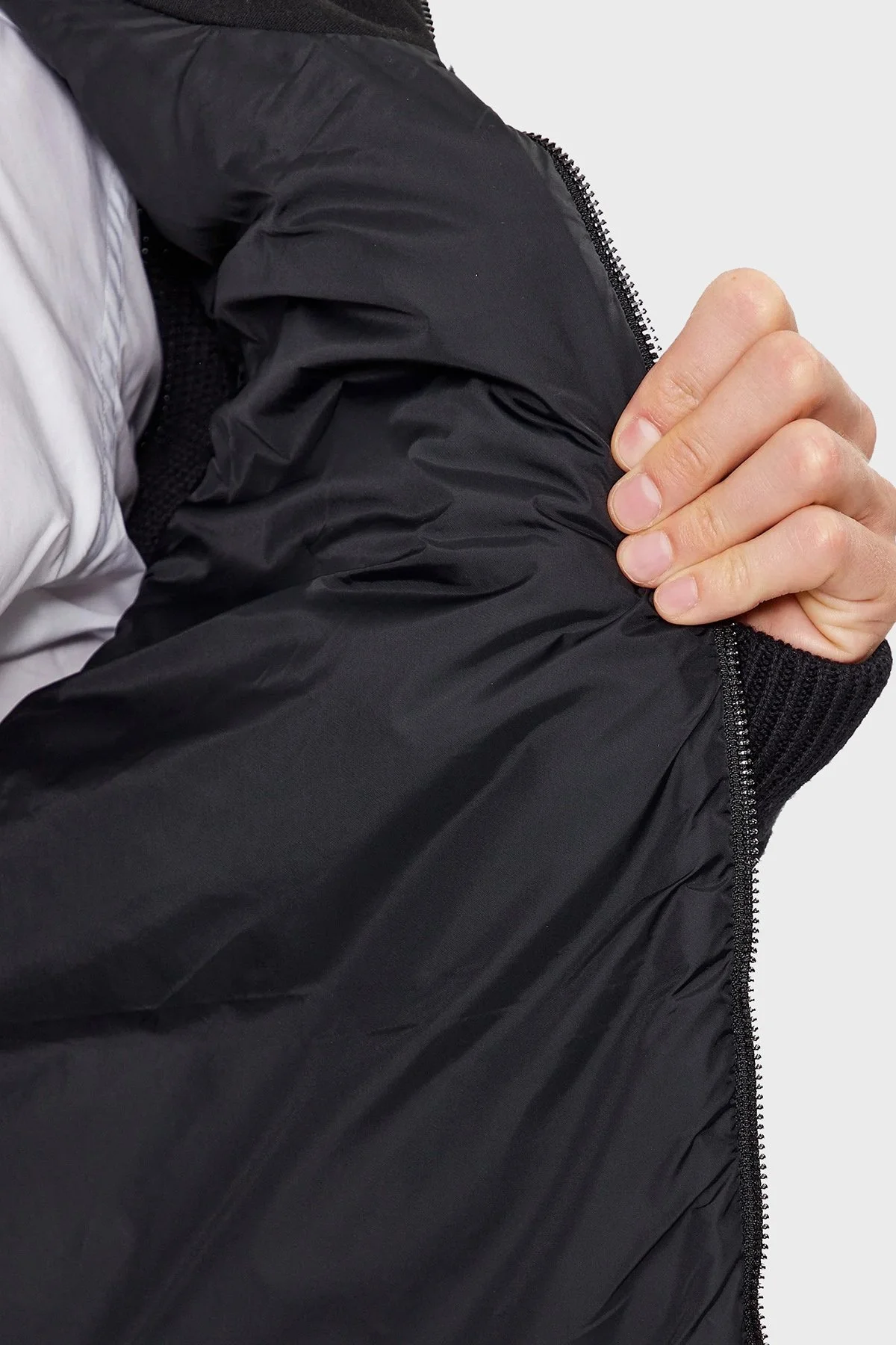 Boss Yün Karışımlı Cepli Kapüşonlu Spor Erkek Ceket 50500682 001 SİYAH - 6