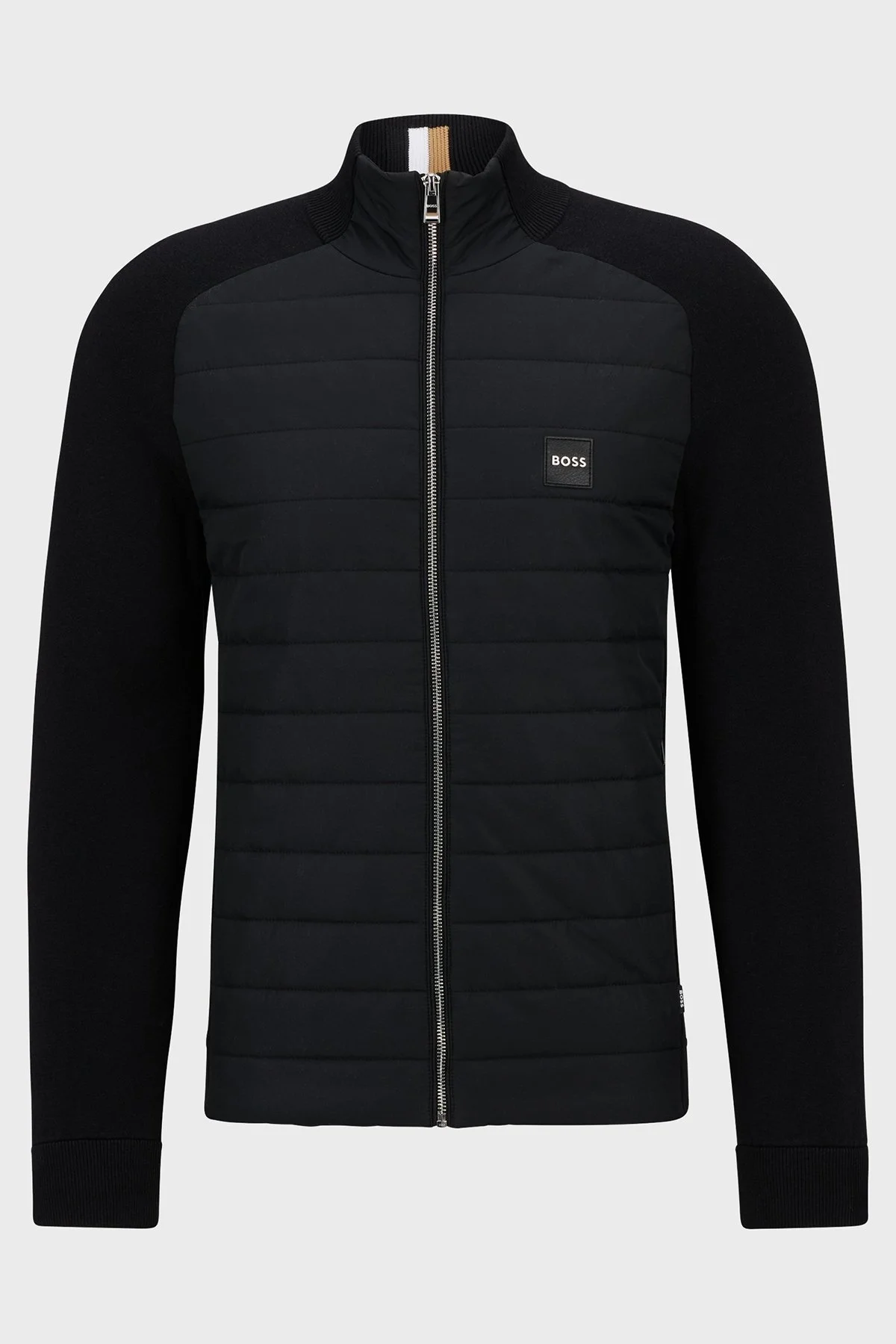 Boss Yün Karışımlı Fermuarlı Regular Fit Erkek Ceket 50500659 001 SİYAH - 6