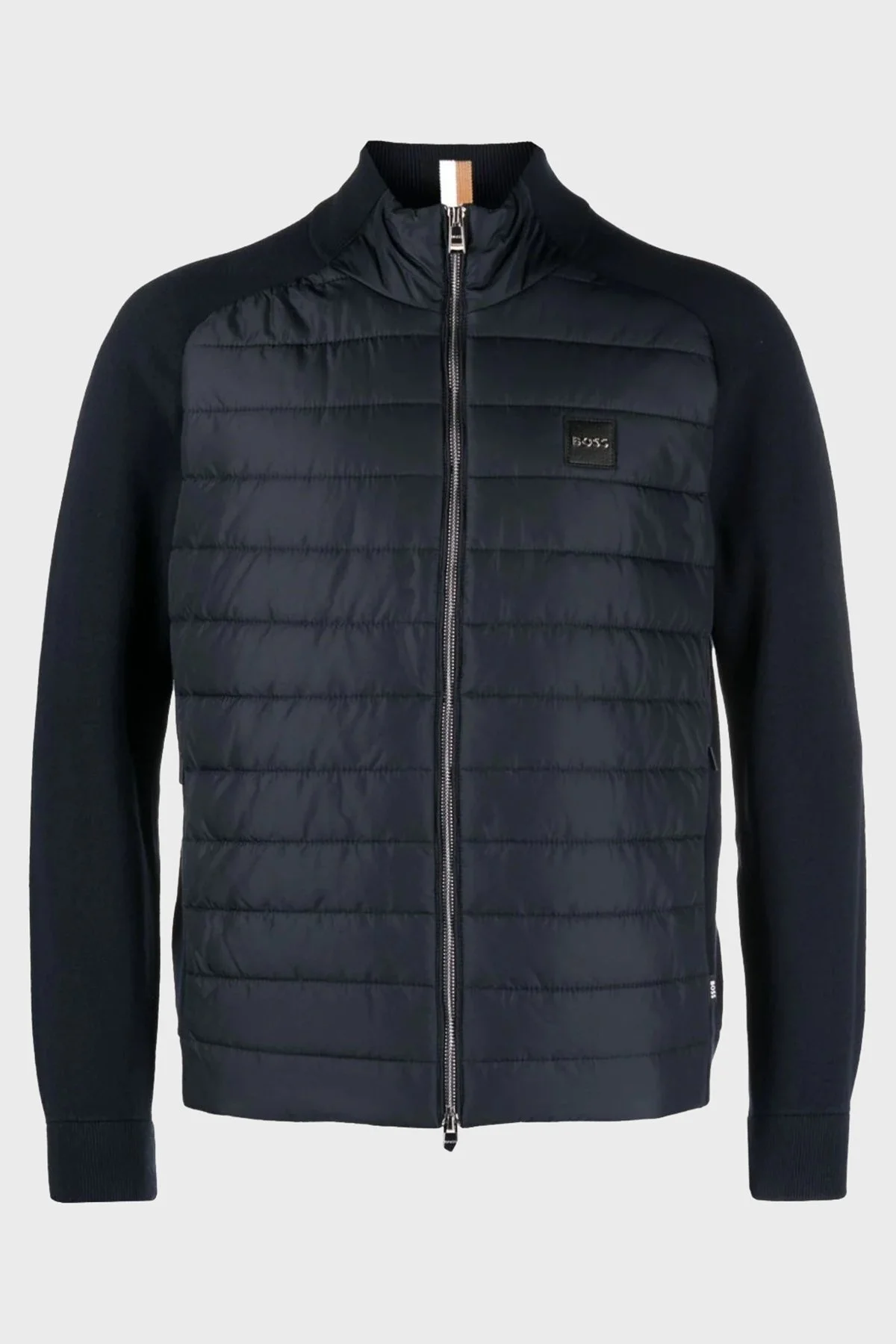 Boss Yün Karışımlı Fermuarlı Regular Fit Erkek Ceket 50500659 404 LACİVERT - 5