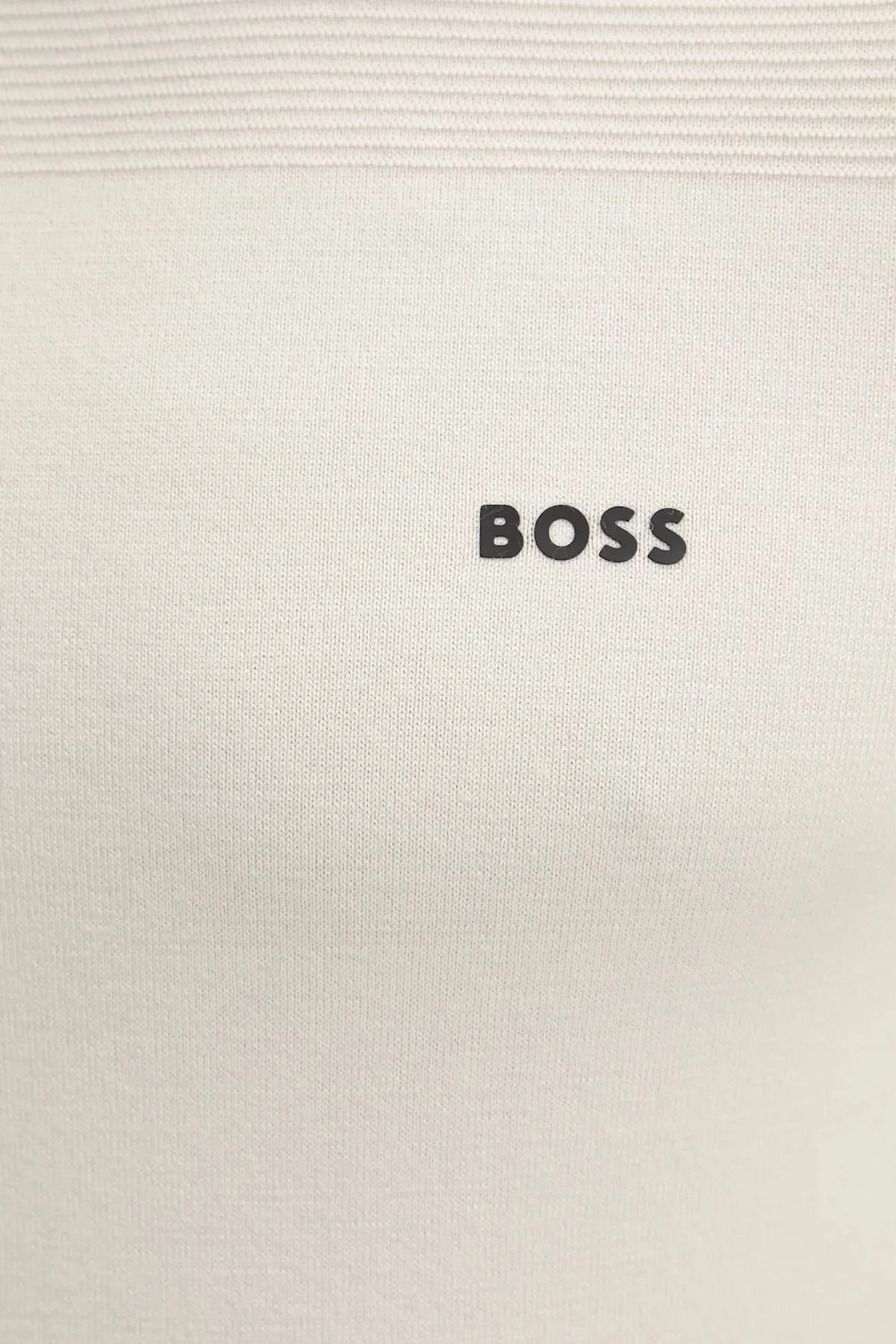 Boss Yün Karışımlı Regular Fit Bisiklet Yaka Erkek Kazak 50547507 131 BEJ - 5