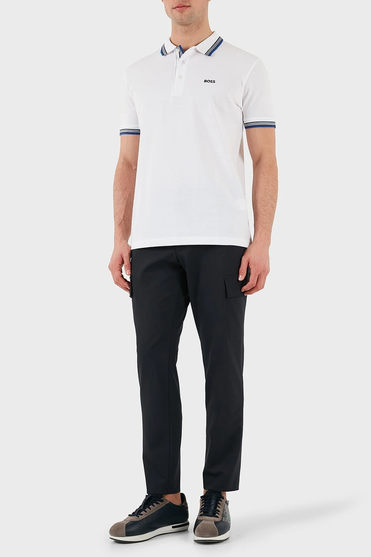 Boss Yün Karışımlı Tapered Fit Daralan Paça Kargo Cepli Erkek Pantolon 50535069 404 LACİVERT - 5