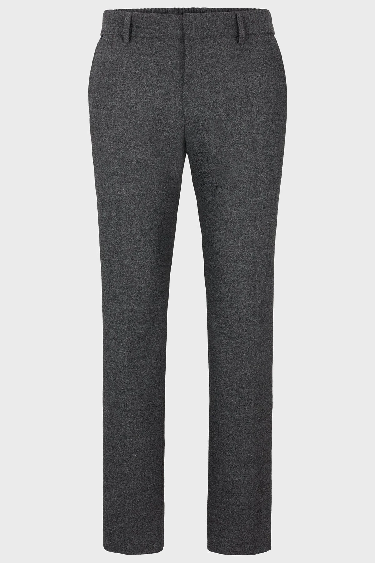 Boss Yün ve Streç Karışımlı Slim Fit Erkek Pantolon 50503253 021 ANTRASİT - 5