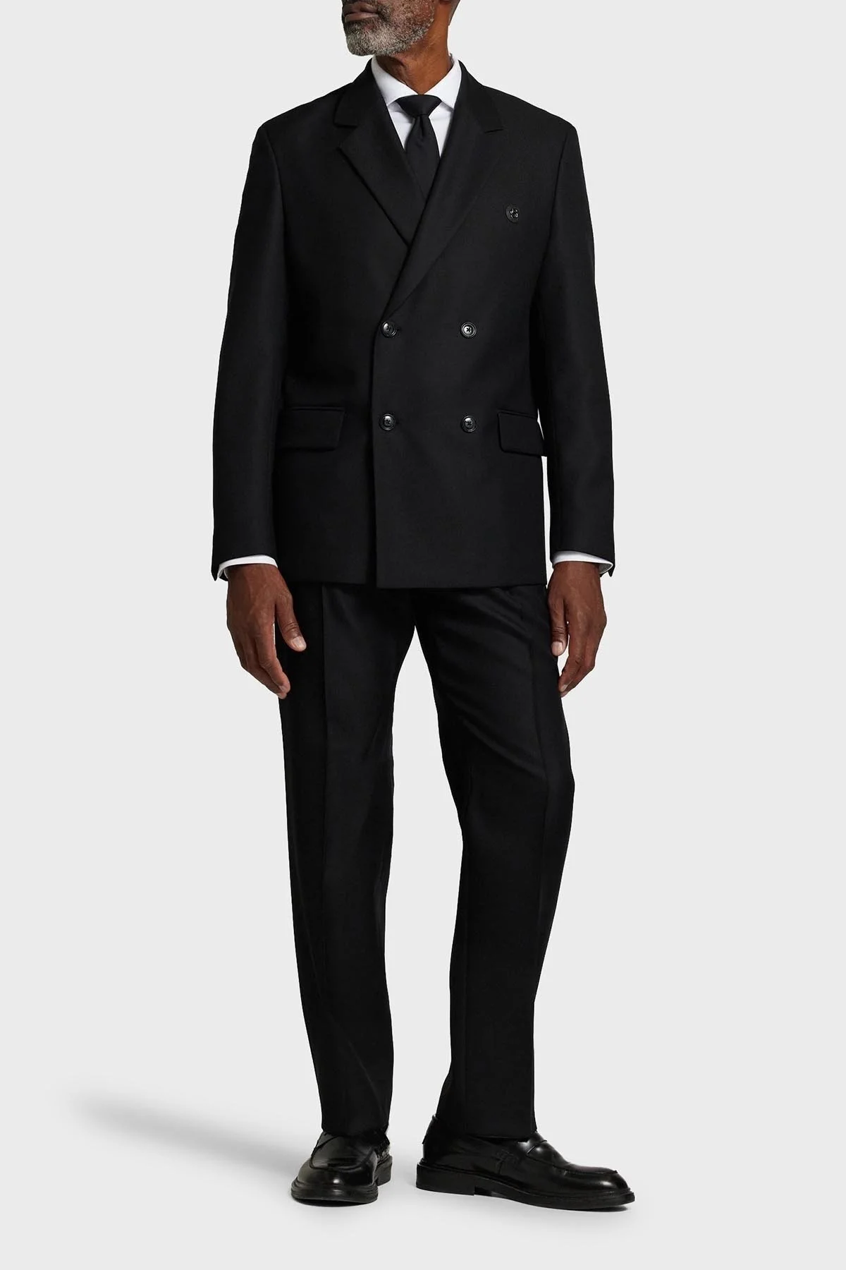 Boss Yünlü Kruvaze Klasik Erkek Ceket 50527943 001 SİYAH - 2