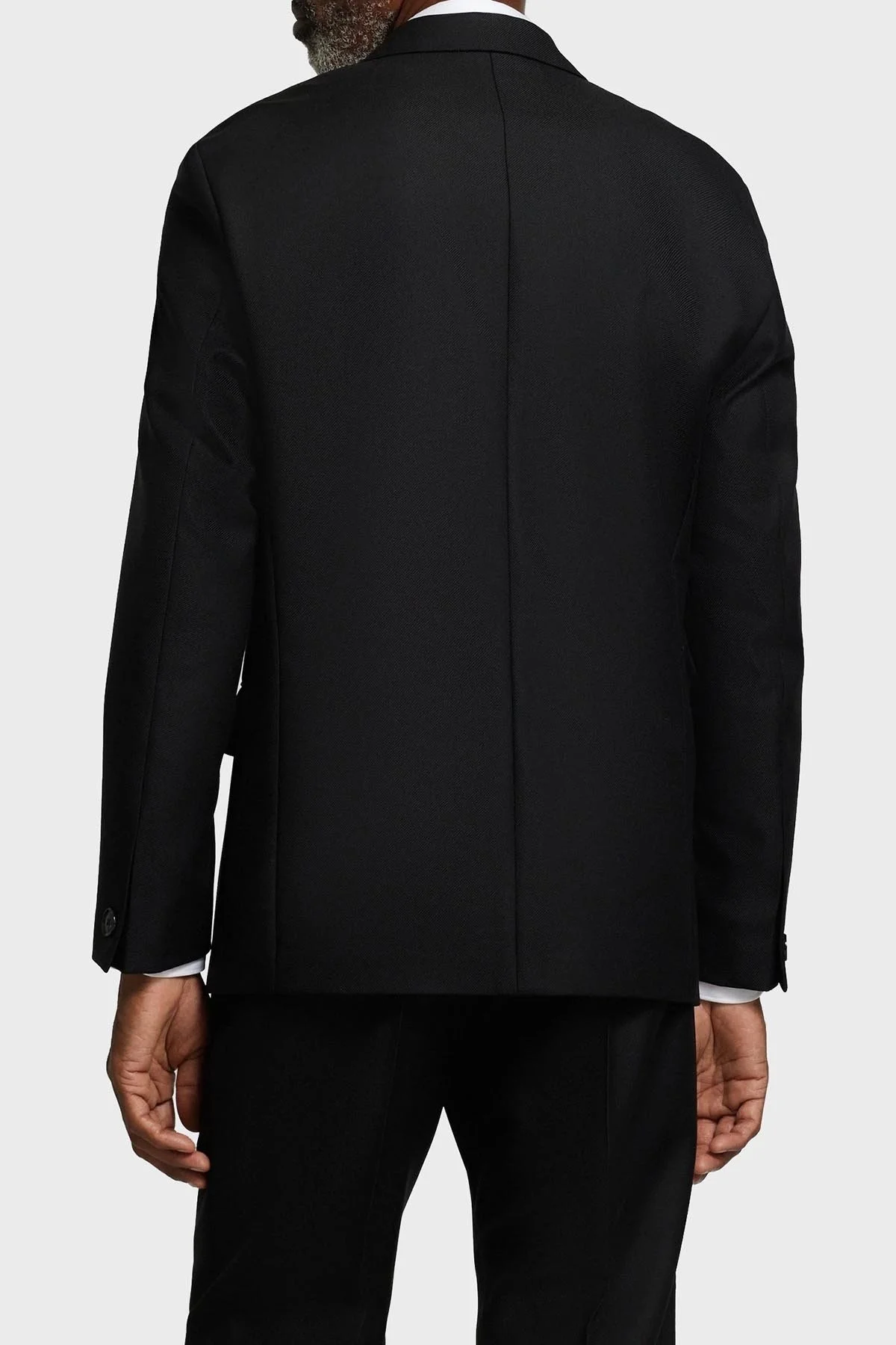 Boss Yünlü Kruvaze Klasik Erkek Ceket 50527943 001 SİYAH - 3