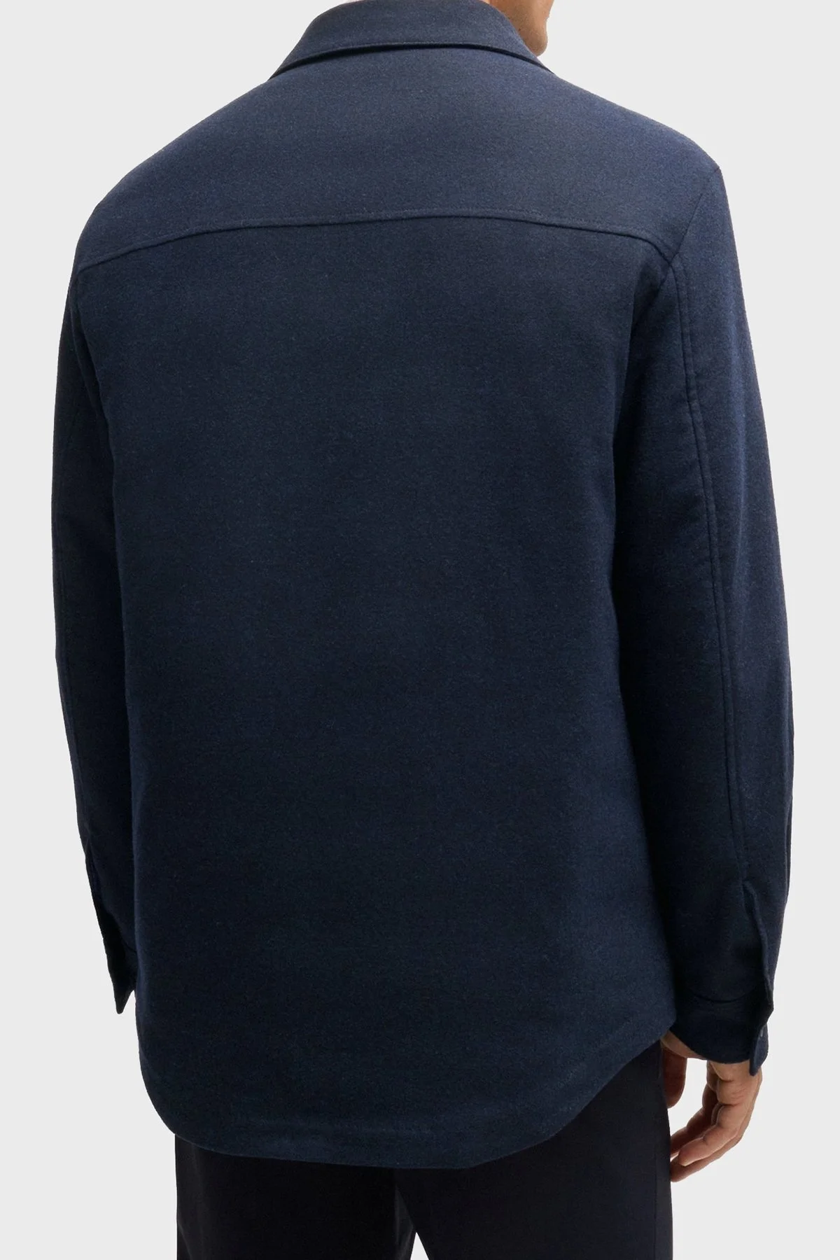 Boss Yünlü Regular Fit Düz Yaka Erkek Ceket 50527888 405 LACİVERT - 3