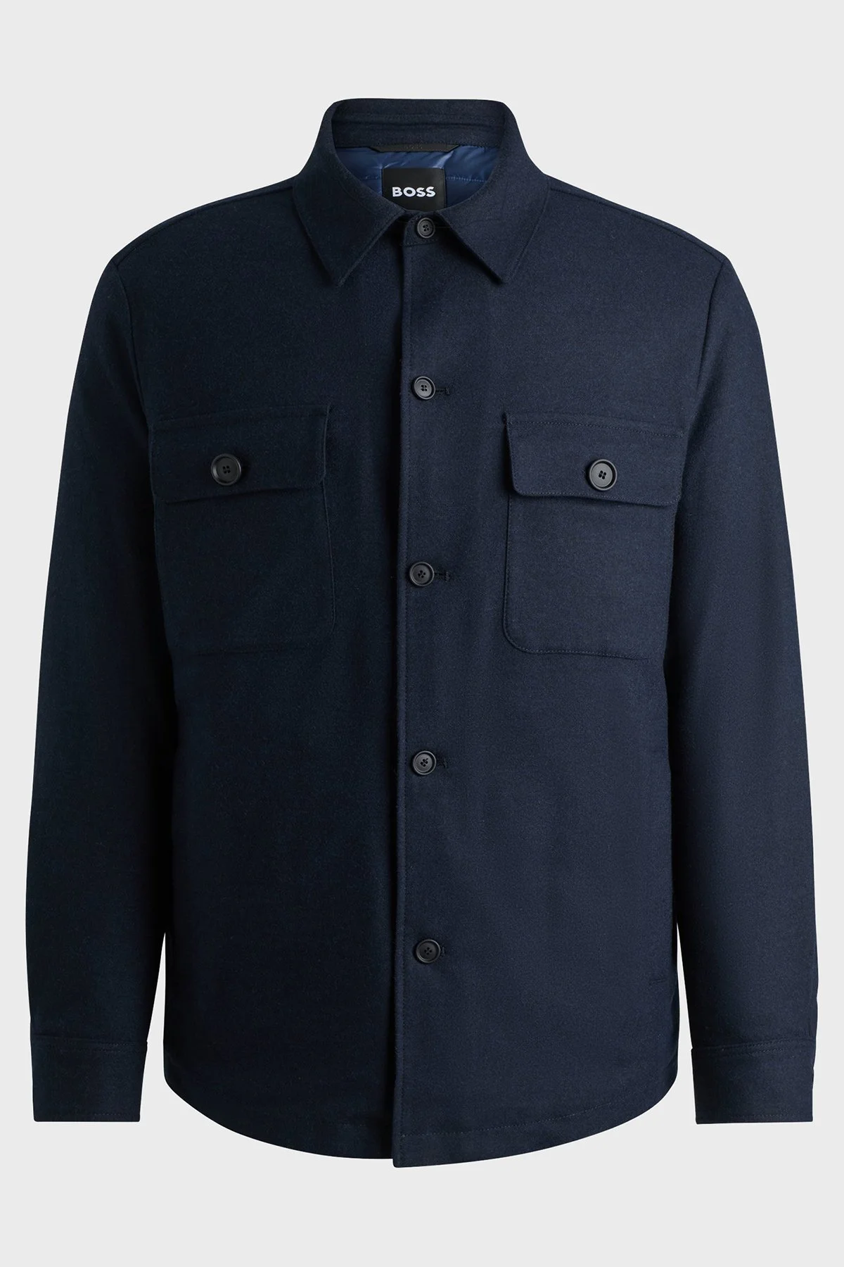 Boss Yünlü Regular Fit Düz Yaka Erkek Ceket 50527888 405 LACİVERT - 5
