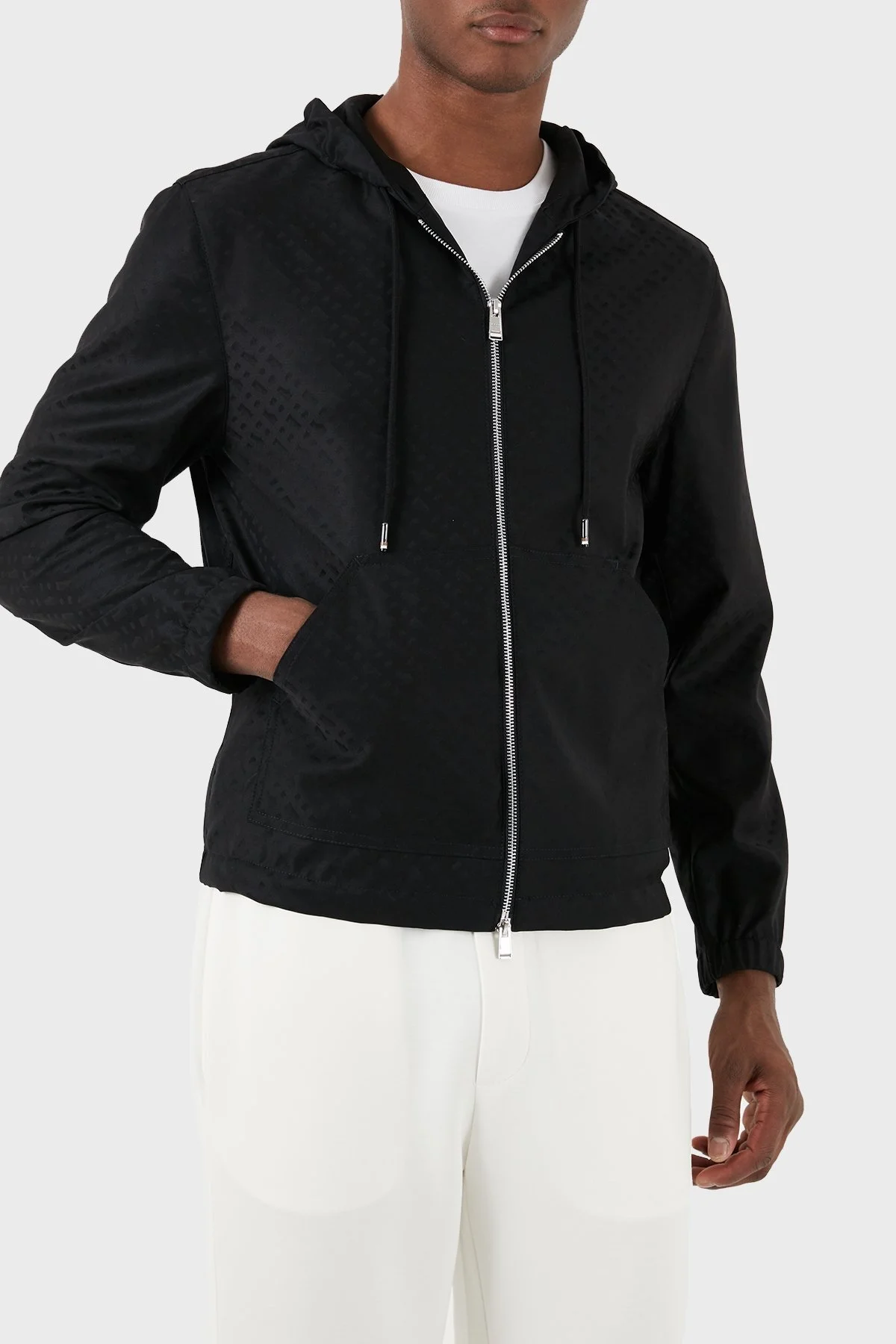 Boss Yünlü Regular Fit Kapüşonlu Erkek Ceket 50509569 001 SİYAH - 4