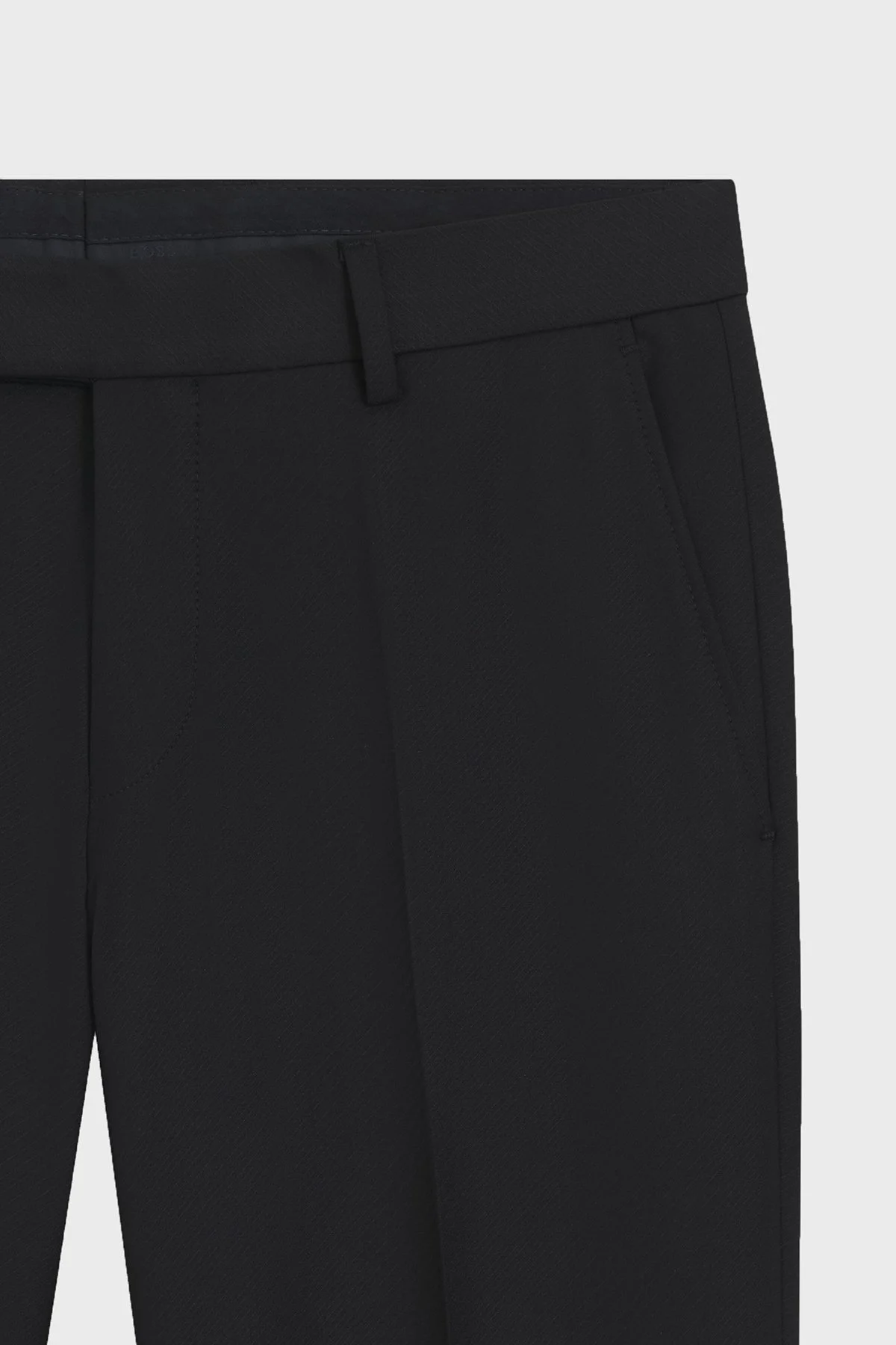 Boss Yünlü Slim Fit Düz Paça Erkek Pantolon 50567486 404 Lacivert - 6