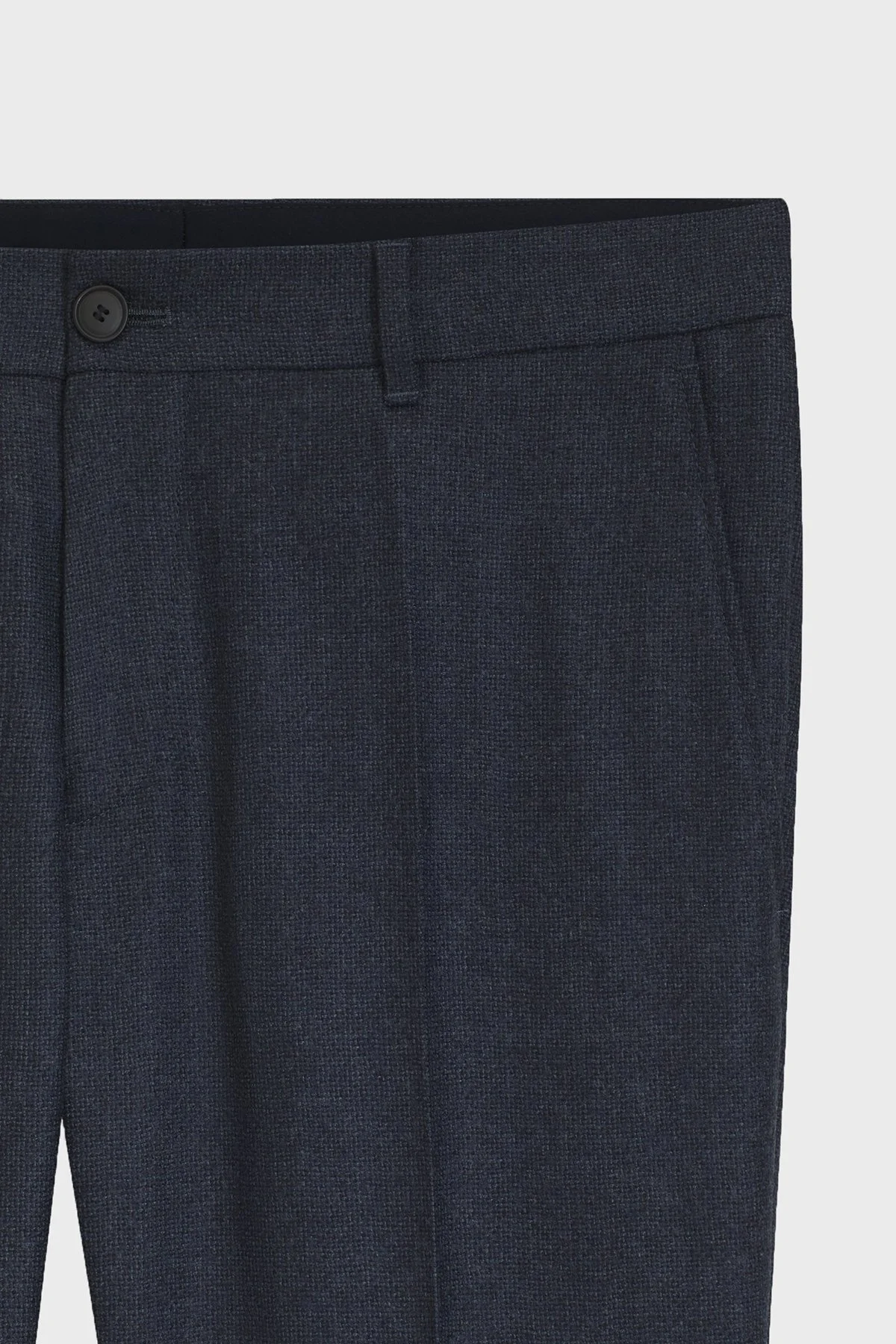 Boss Yünlü Slim Fit Düz Paça Erkek Pantolon 50572008 405 Lacivert - 6