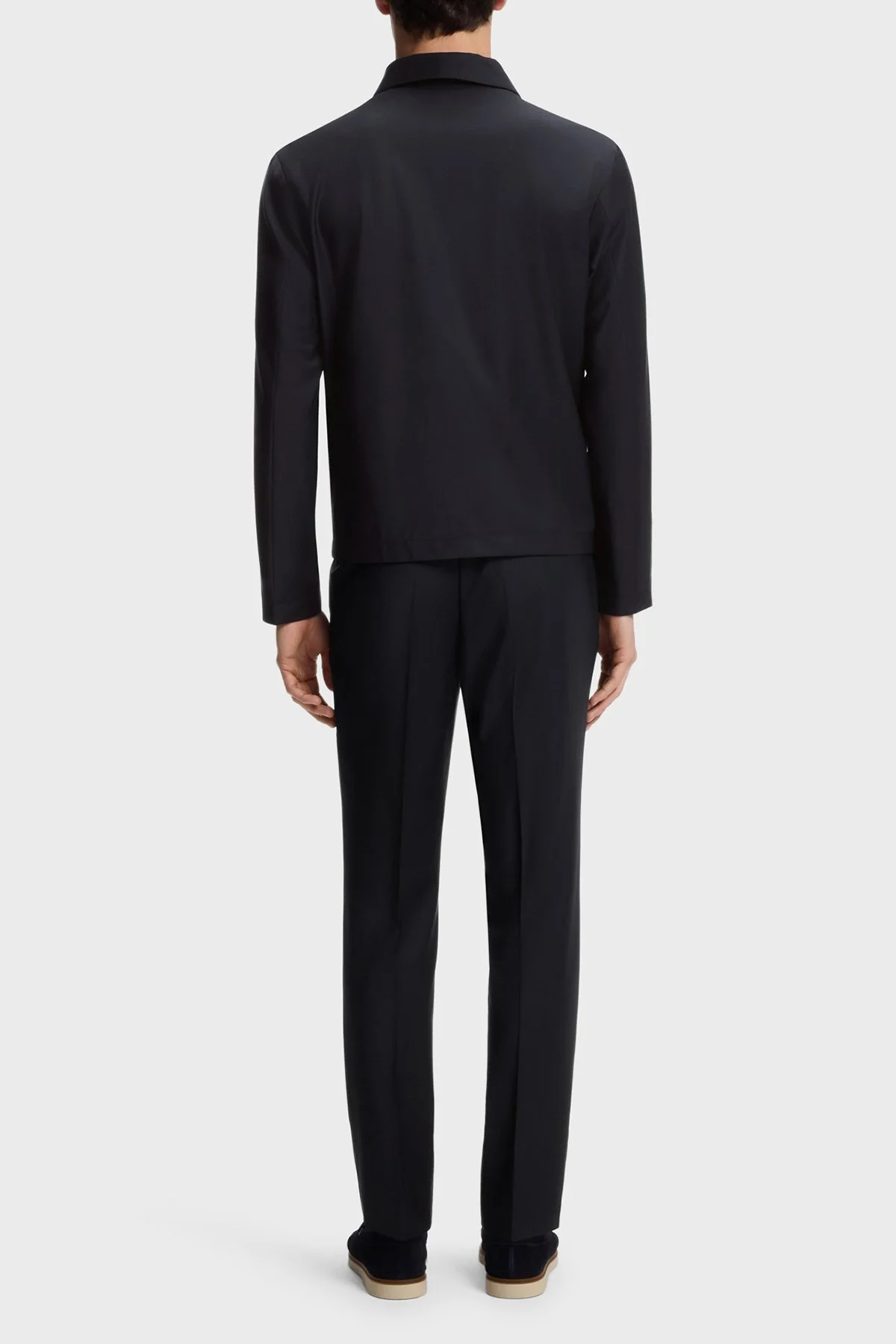 Boss Yünlü Slim Fit Klasik Yaka Erkek Ceket 50567500 404 Lacivert - 3