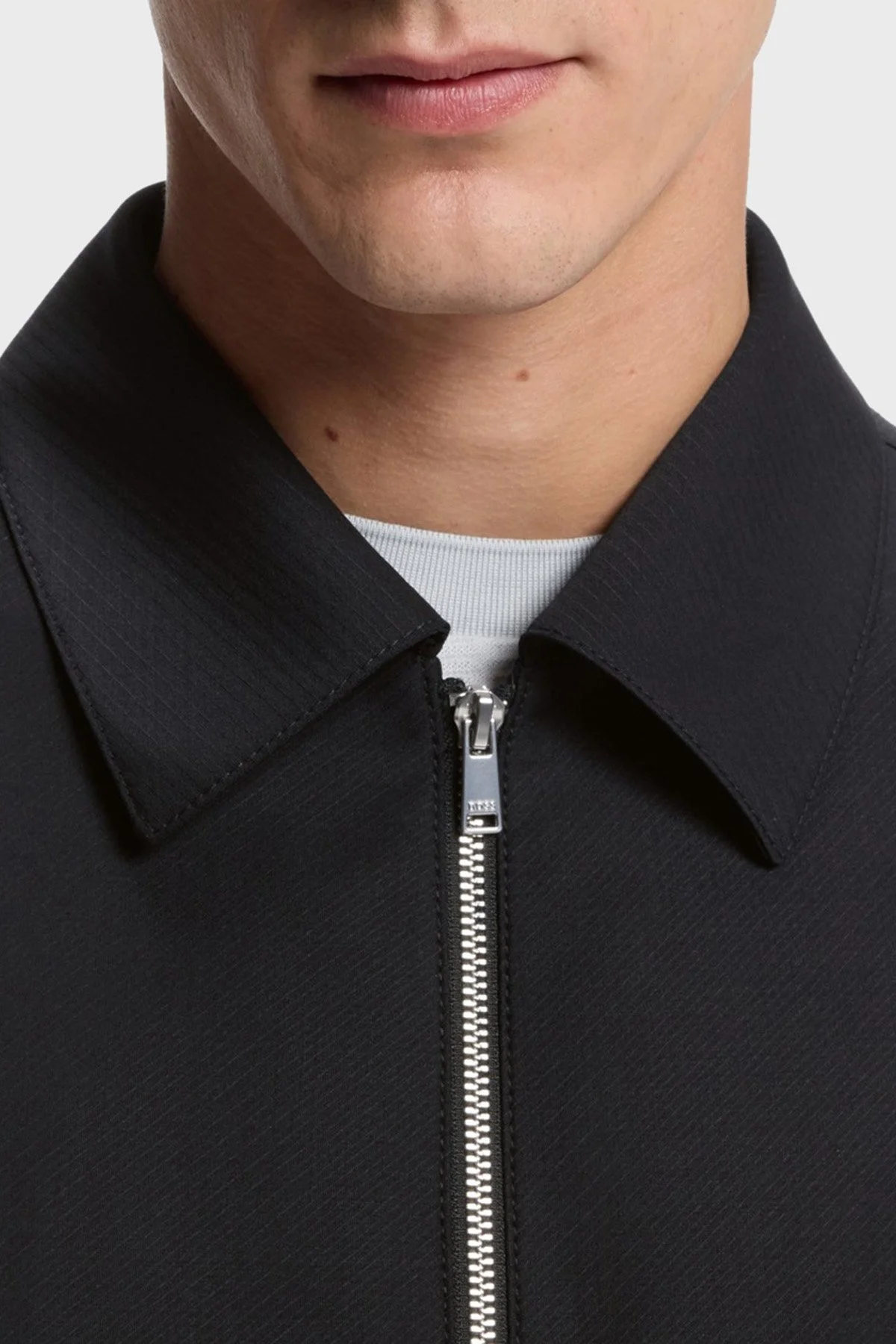 Boss Yünlü Slim Fit Klasik Yaka Erkek Ceket 50567500 404 Lacivert - 4