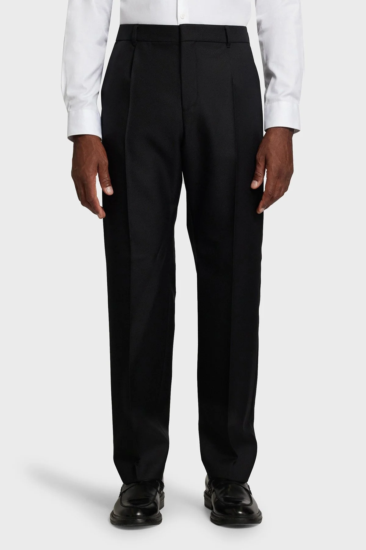 Boss Yünlü Slim Fit Normal Bel Erkek Pantolon 50527952 001 SİYAH - 1