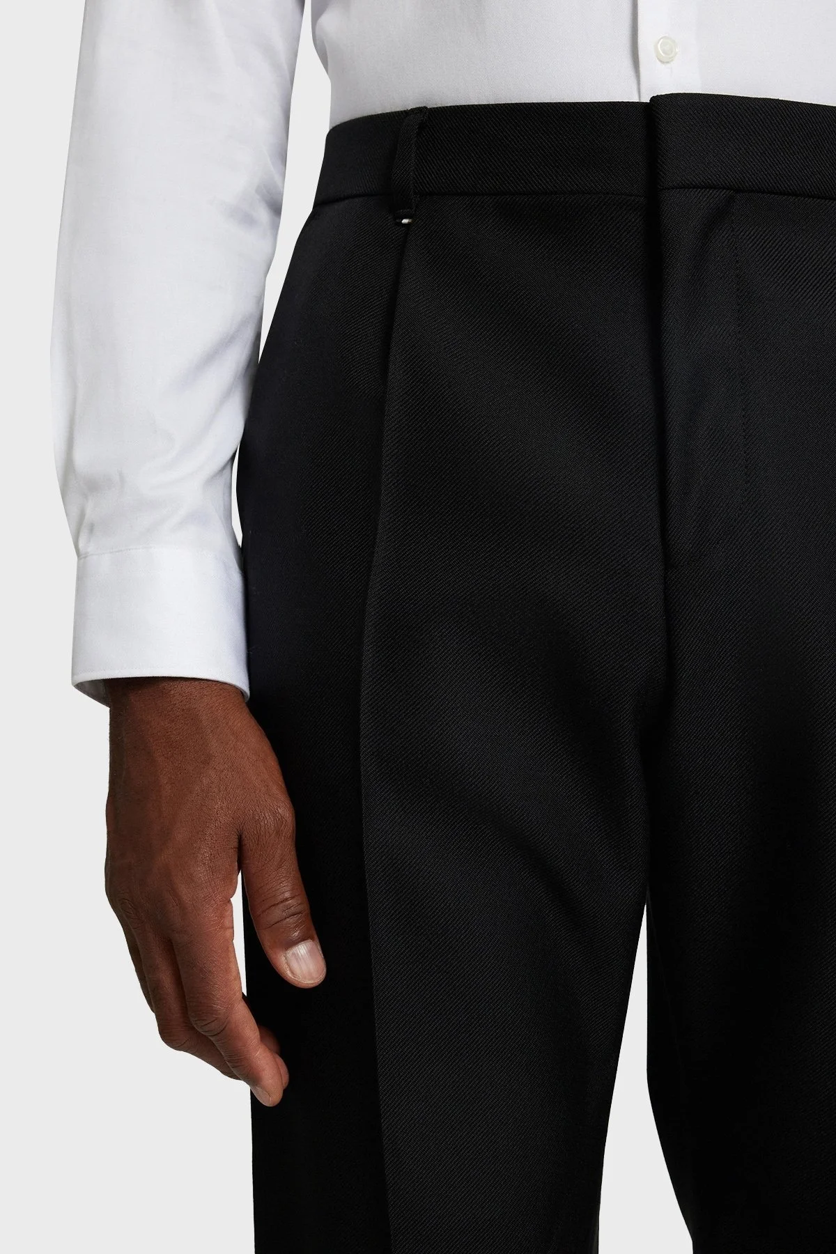 Boss Yünlü Slim Fit Normal Bel Erkek Pantolon 50527952 001 SİYAH - 3