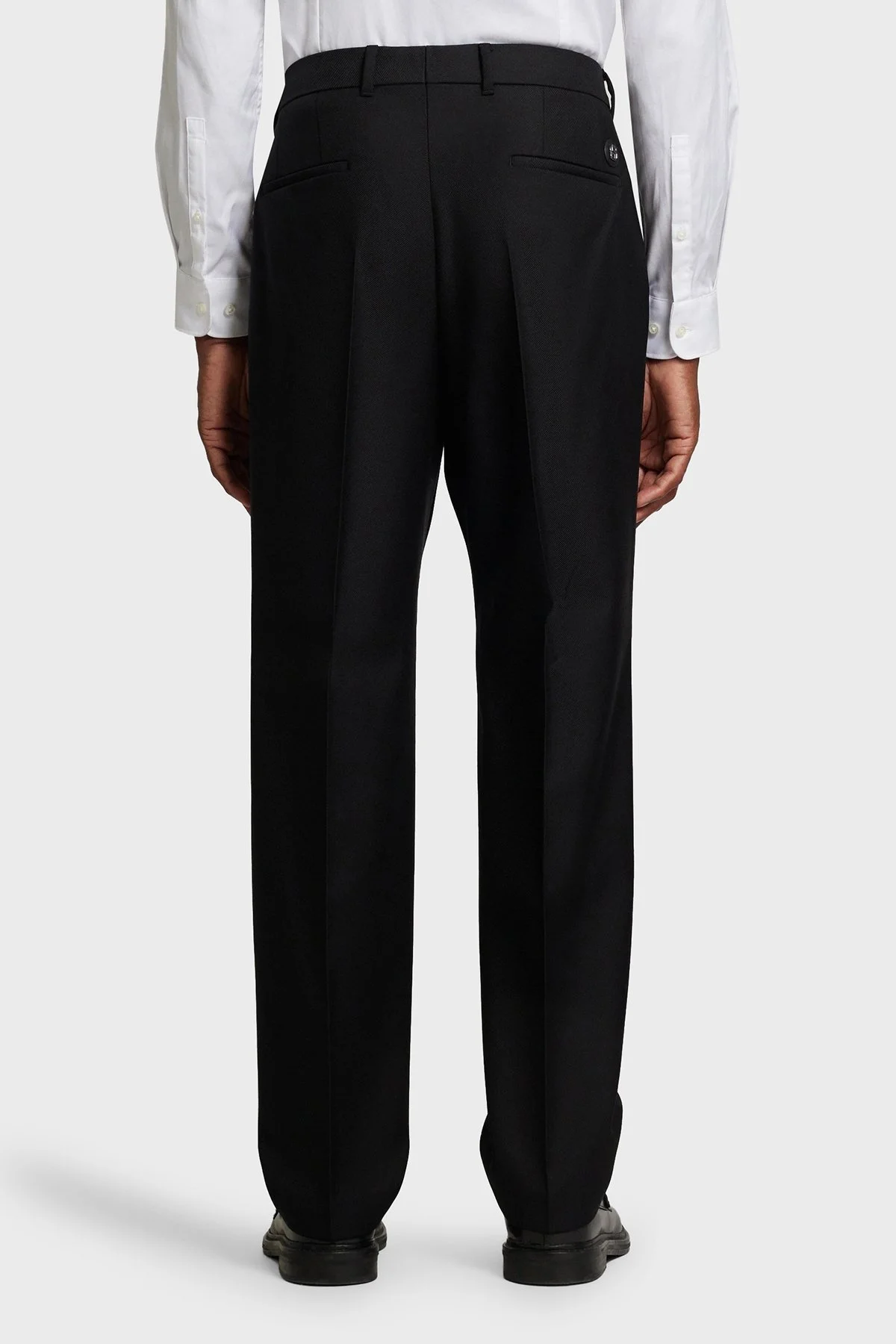 Boss Yünlü Slim Fit Normal Bel Erkek Pantolon 50527952 001 SİYAH - 4