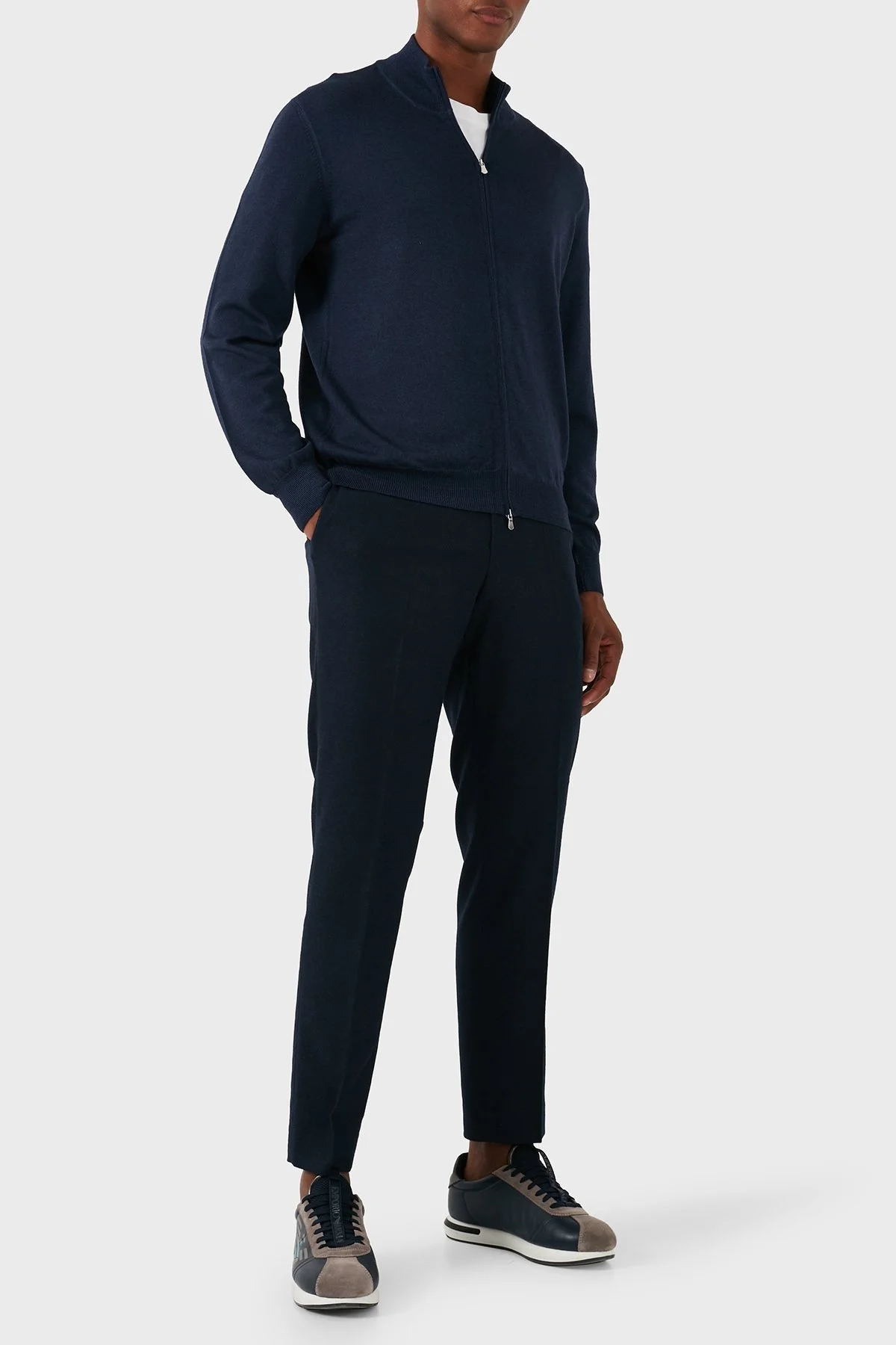 Boss Yünlü Streç Flanel Slim Fit Normal Bel Erkek Pantolon 50530644 405 LACİVERT - 2