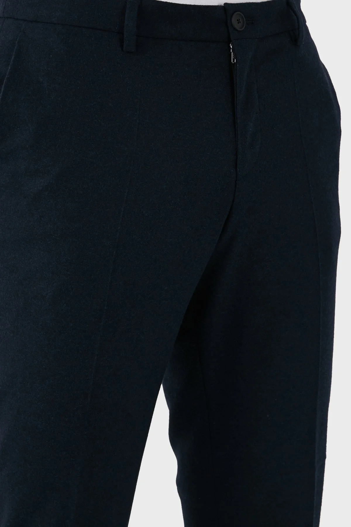 Boss Yünlü Streç Flanel Slim Fit Normal Bel Erkek Pantolon 50530644 405 LACİVERT - 5