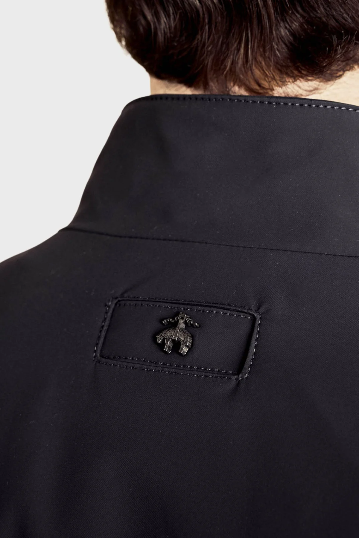 Brooks Brothers Dik Yaka Cep Detaylı Fermuarlı Erkek Mont BBSS26MJC001137 Lacivert - 7