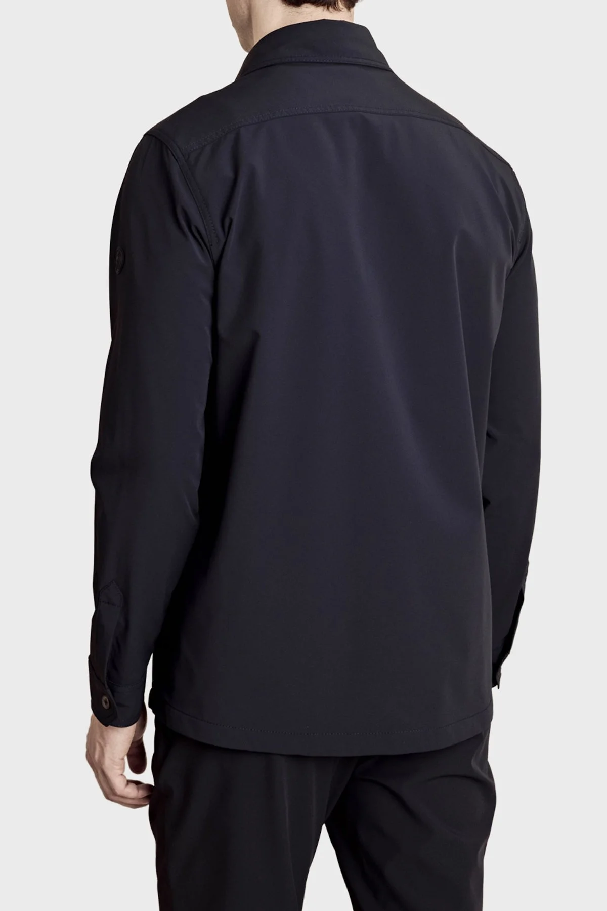 Brooks Brothers Klasik Yaka Kapak Cepli Düğmeli Erkek Gömlek BBSS26MOS001137 Lacivert - 3