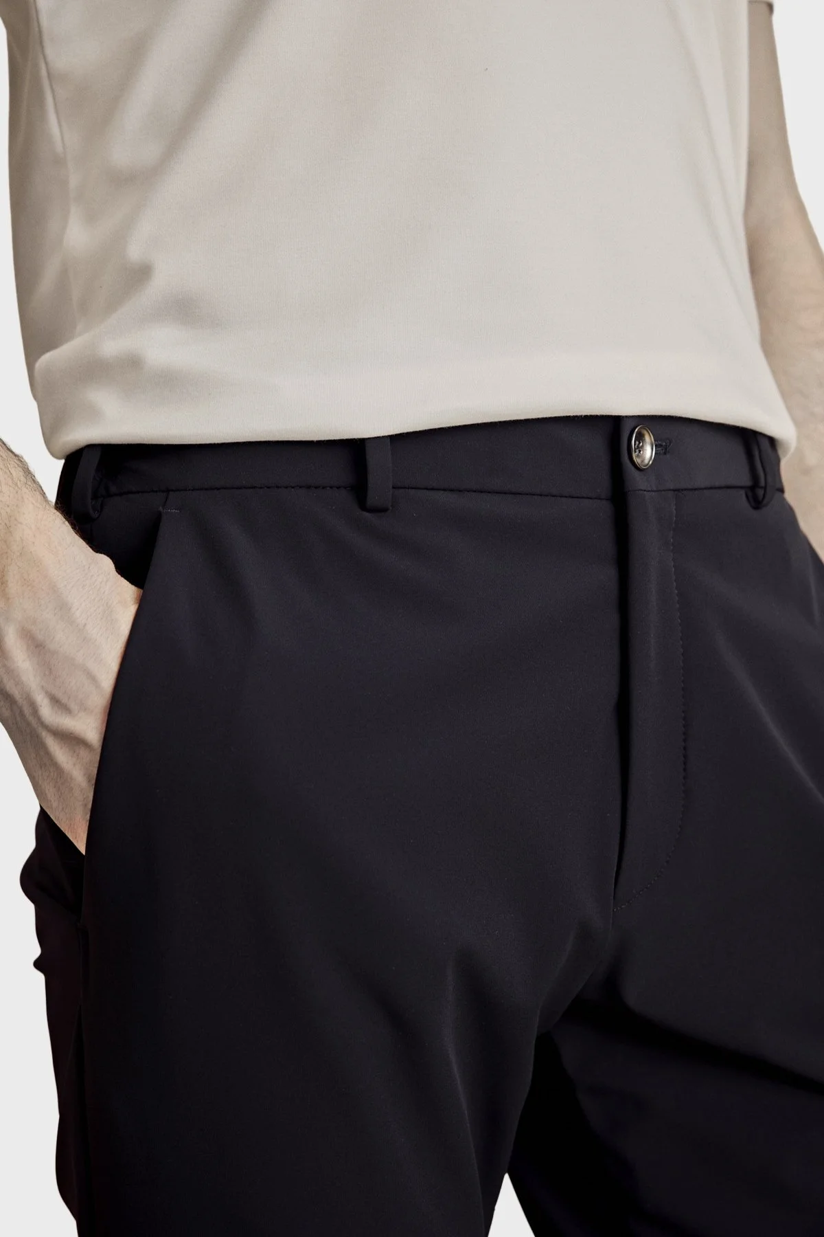 Brooks Brothers Slim Fit Normal Bel Dar Paça Jogger Erkek Pantolon BBSS26MPT011137 Lacivert - 5