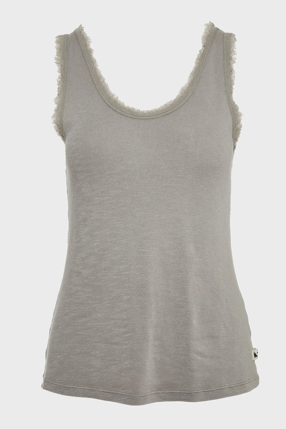 BSB Pamuk Karışımlı Regular Fit Yuvarlak Yaka Basic Bayan Top 053-210131.131 BEJ - 5