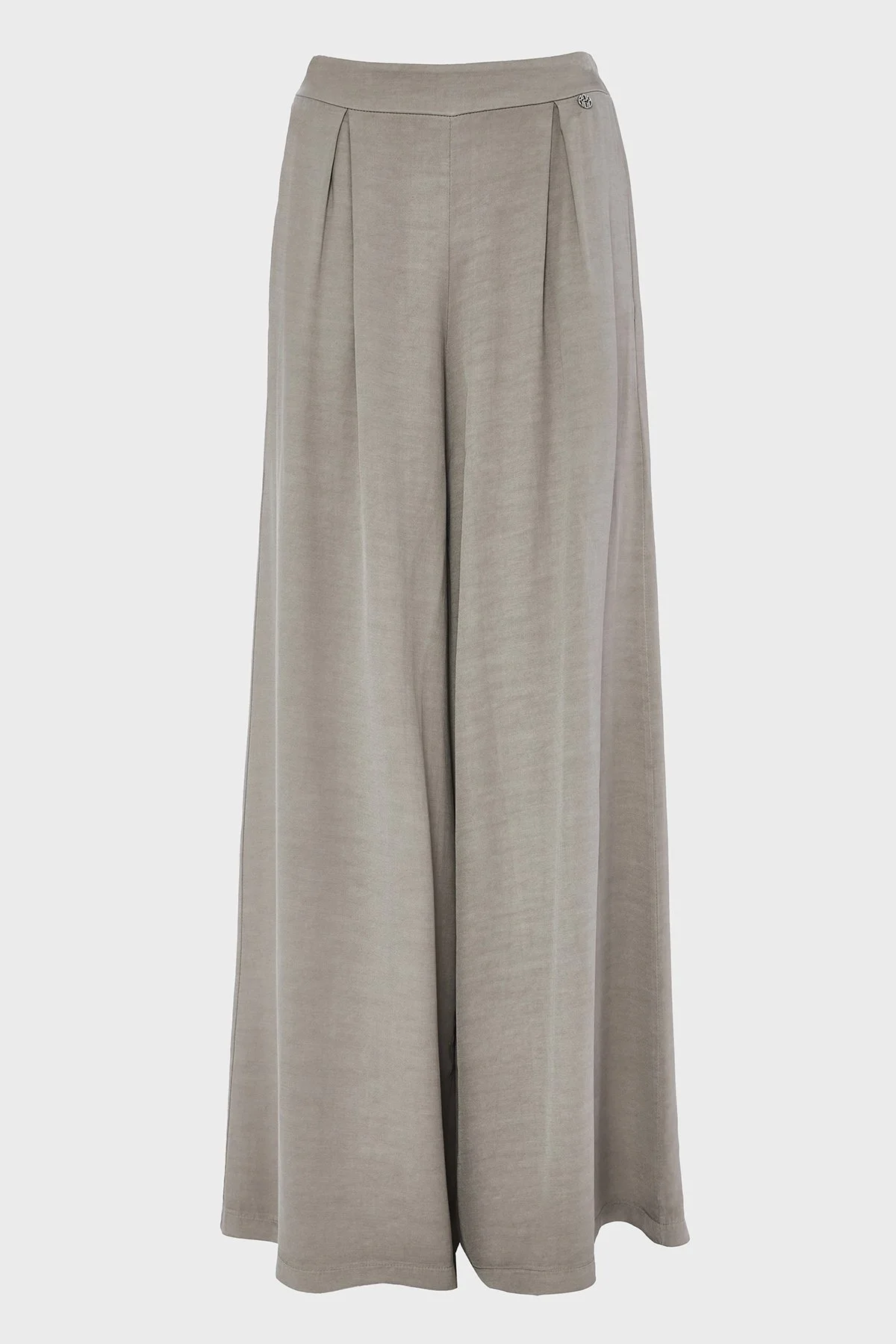 BSB Wide Leg Yüksek Bel Geniş Paça Pileli Kadın Pantolon 053-212020.131 BEJ - 5