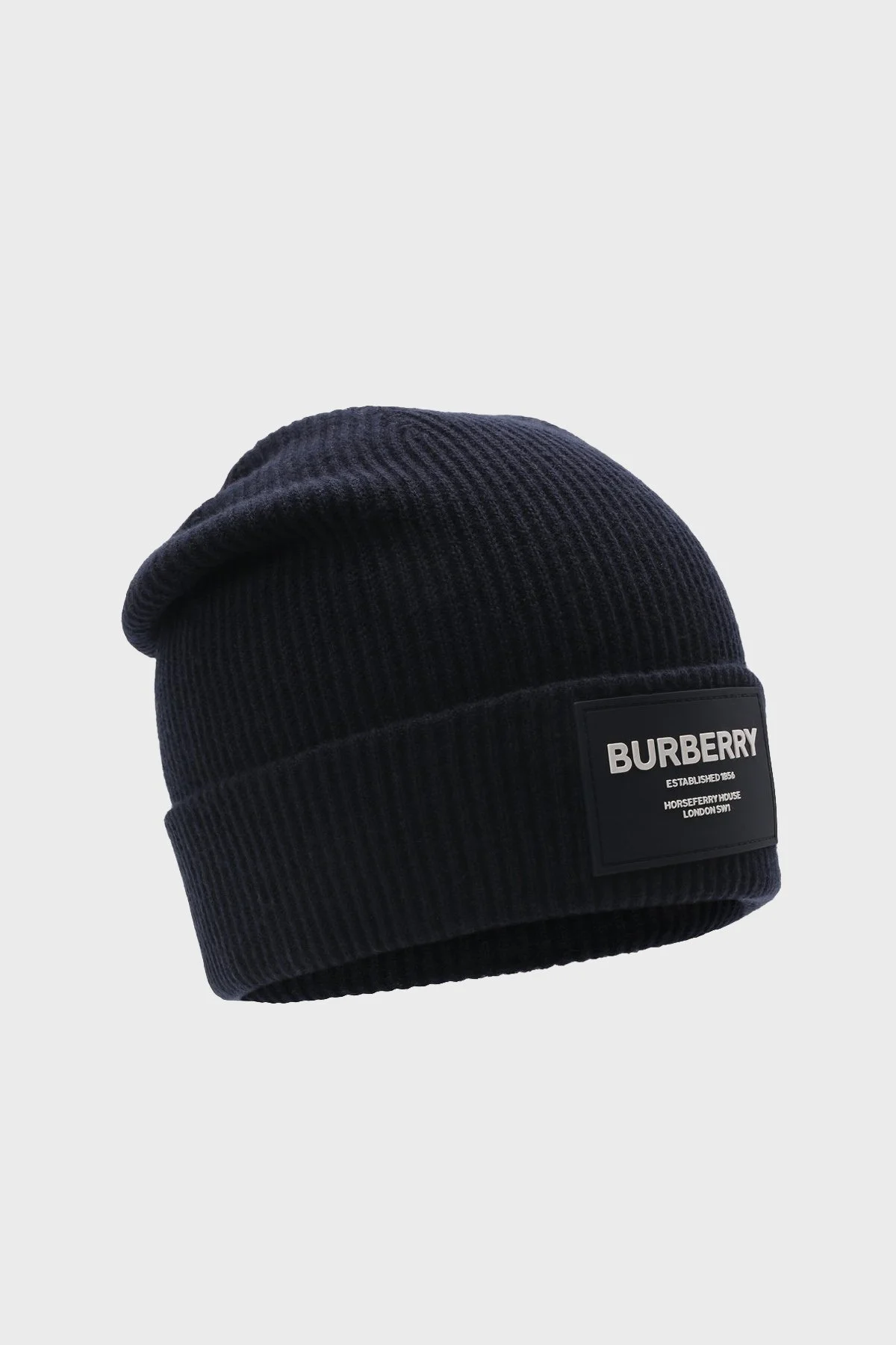 Burberry % 100 Yün Çocuk Bere 8047611 MIDNIGHT LACİVERT - 4