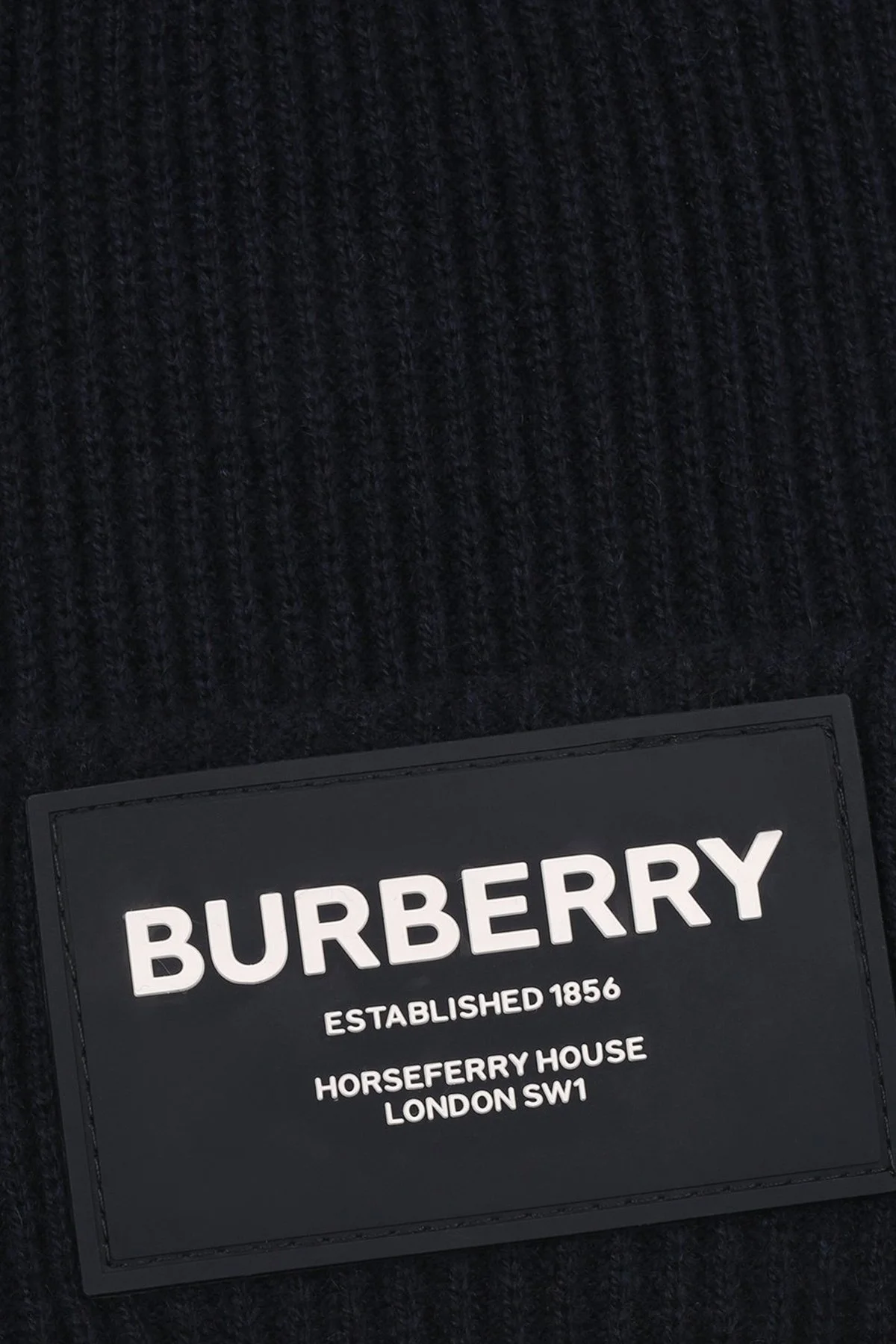 Burberry % 100 Yün Çocuk Bere 8047611 MIDNIGHT LACİVERT - 5
