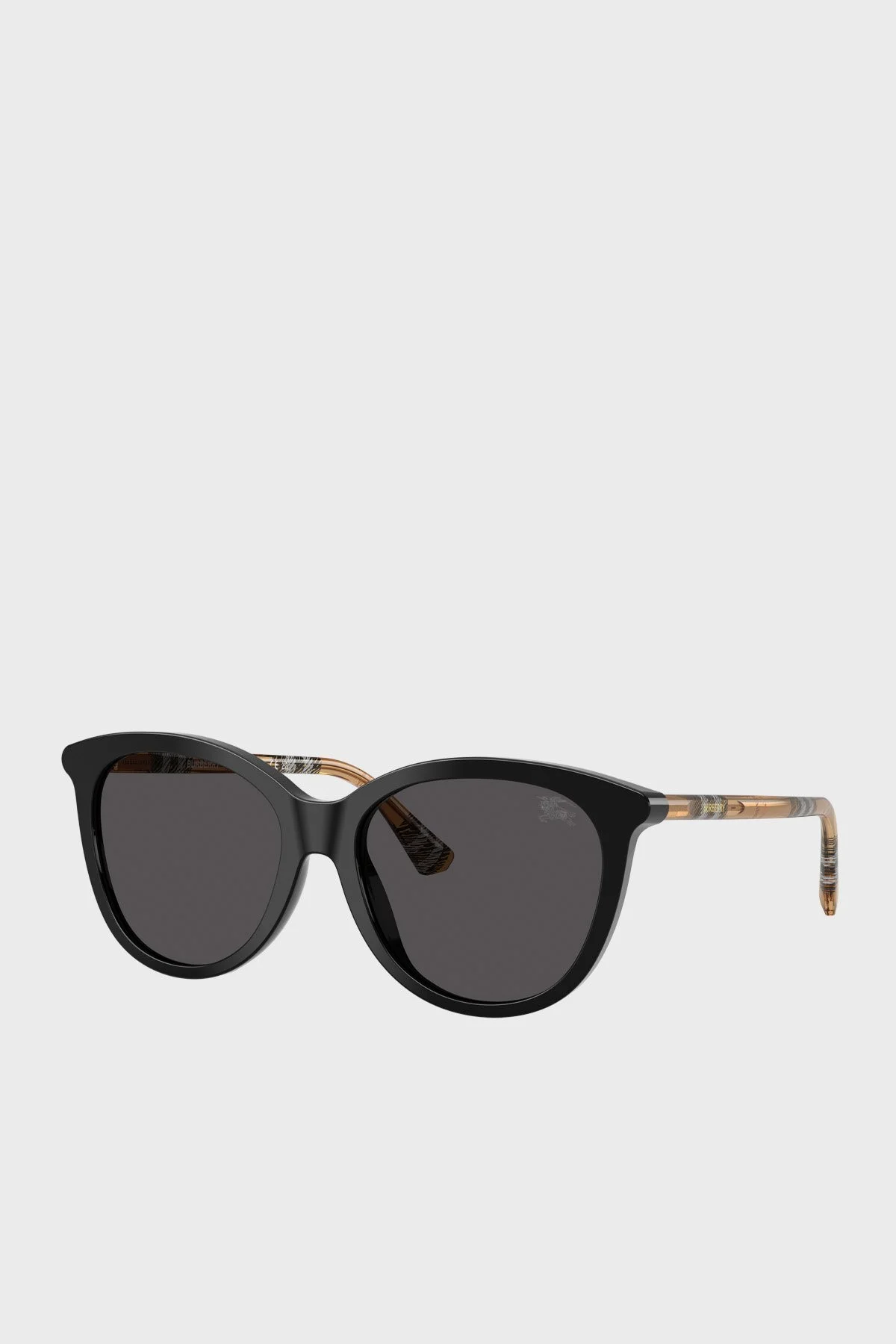 Burberry Desenli Güneş Bayan Gözlük 0BE4455 416187 55 Siyah - 7