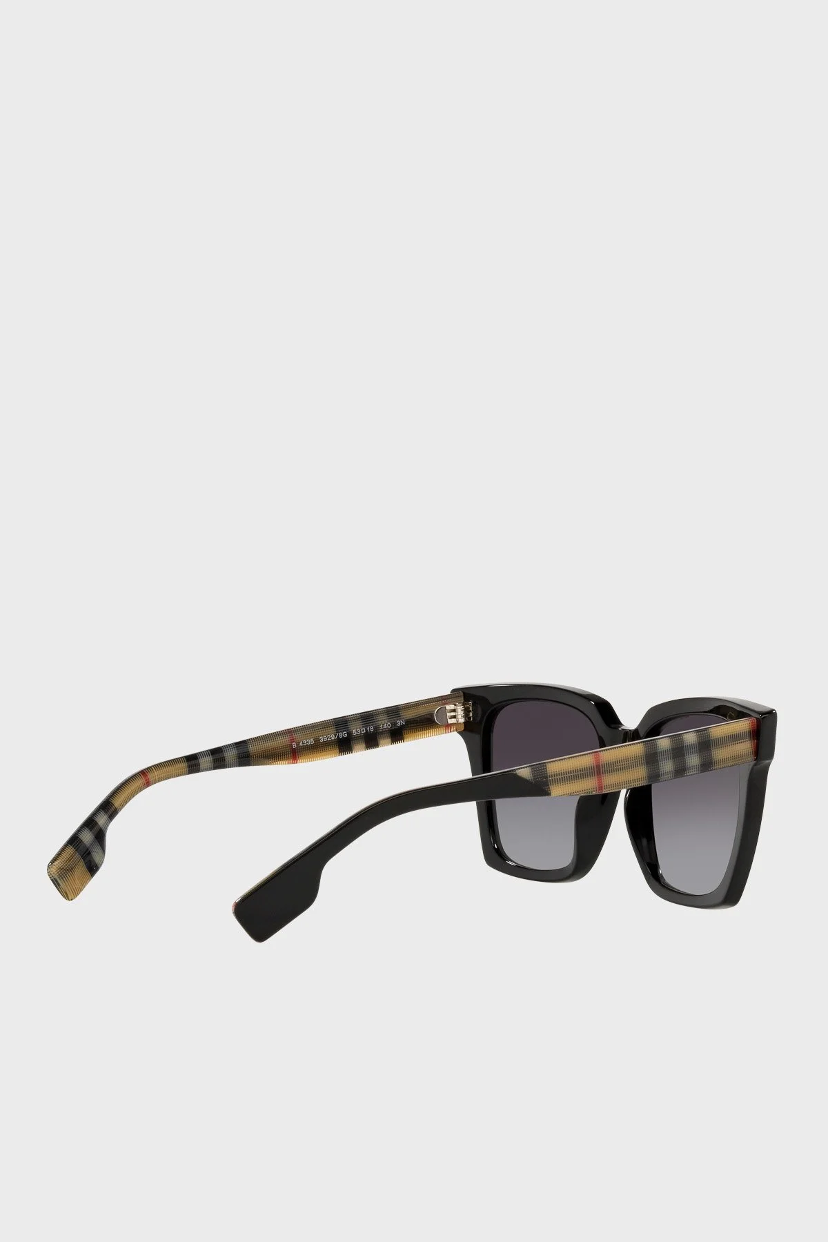 Burberry Kare Güneş Bayan Gözlük 0BE4335 39298G 53 Siyah - 5