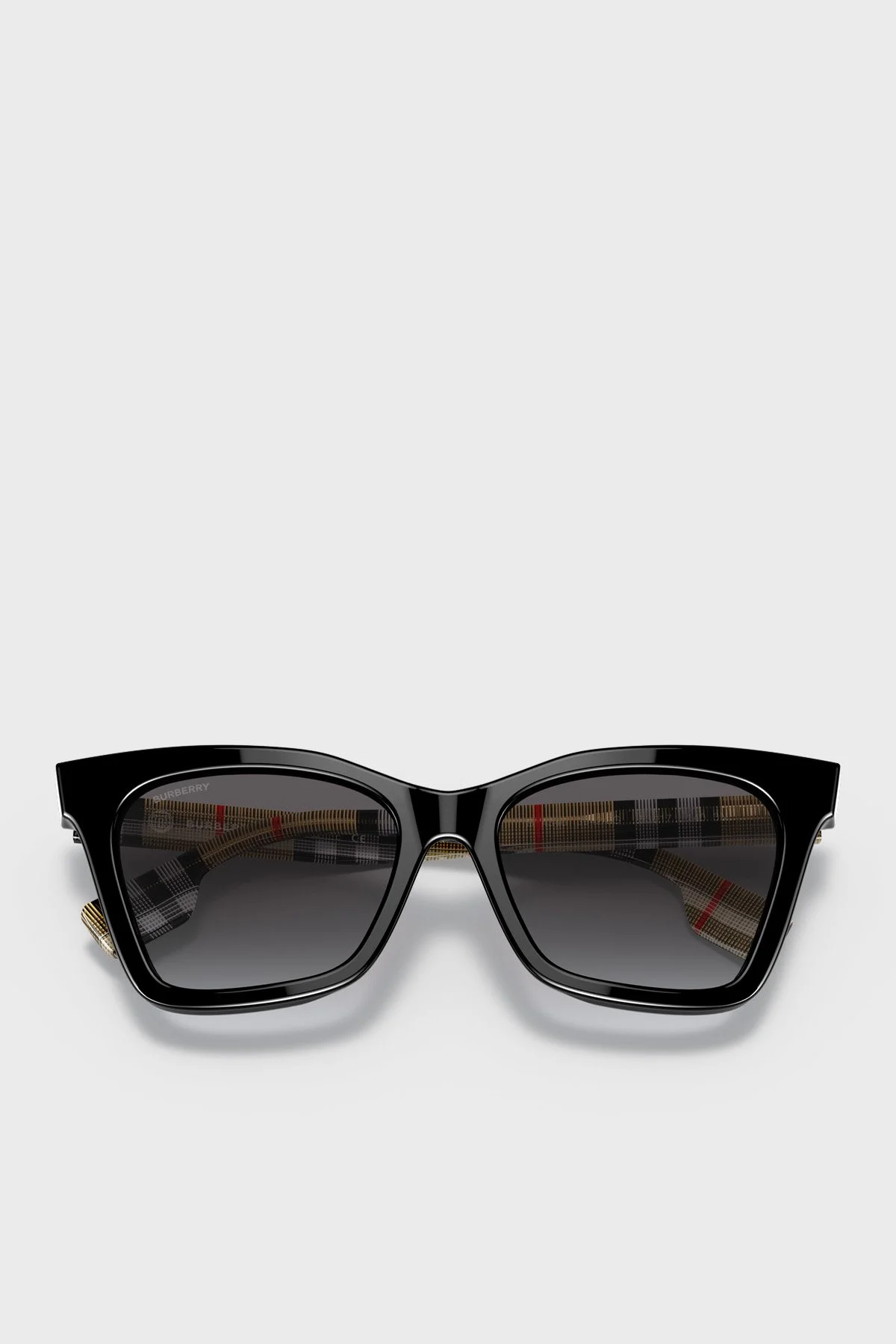 Burberry Logolu Cat Eye Güneş Kadın Gözlük 0BE4346 39428G 53 Siyah - 4